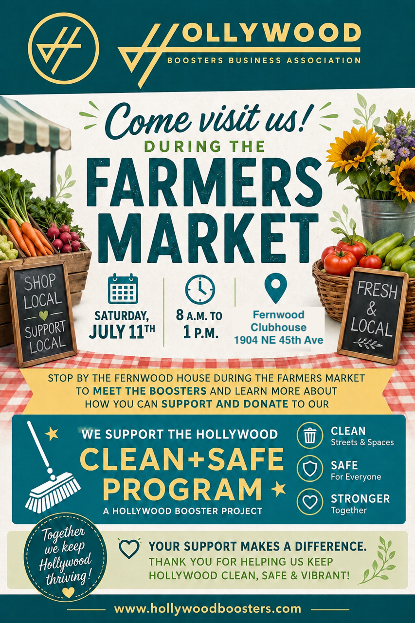 Clean+Safe Fundraiser at Hollywood Farmers Market
