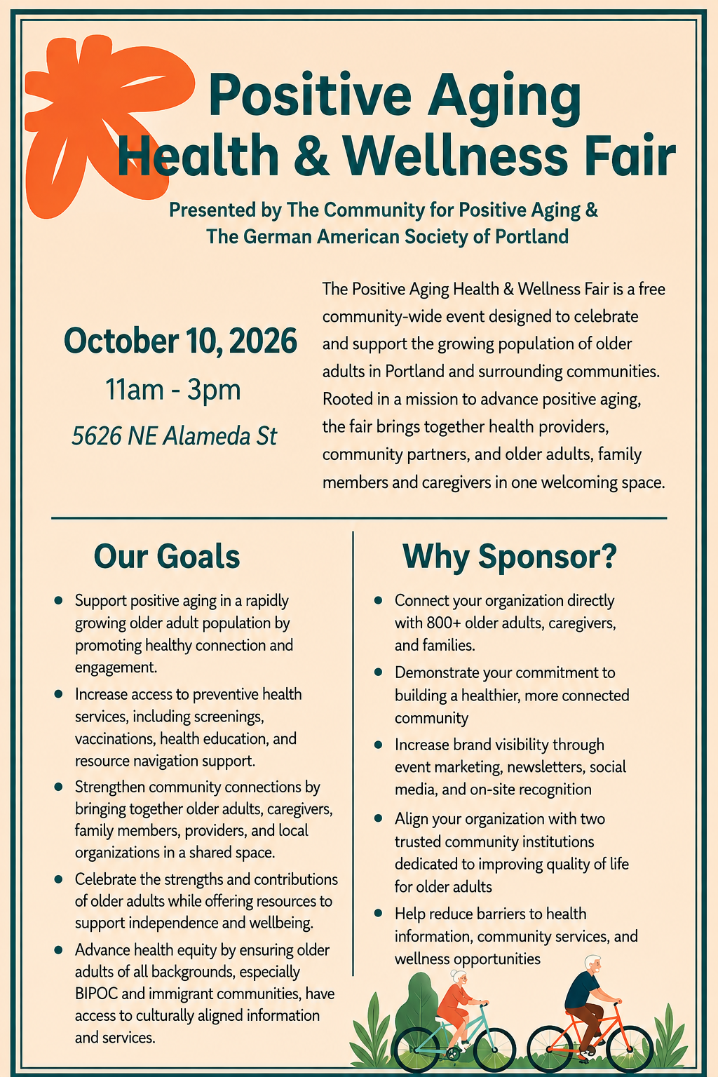 Positive Aging Health &amp; Wellness Fair
