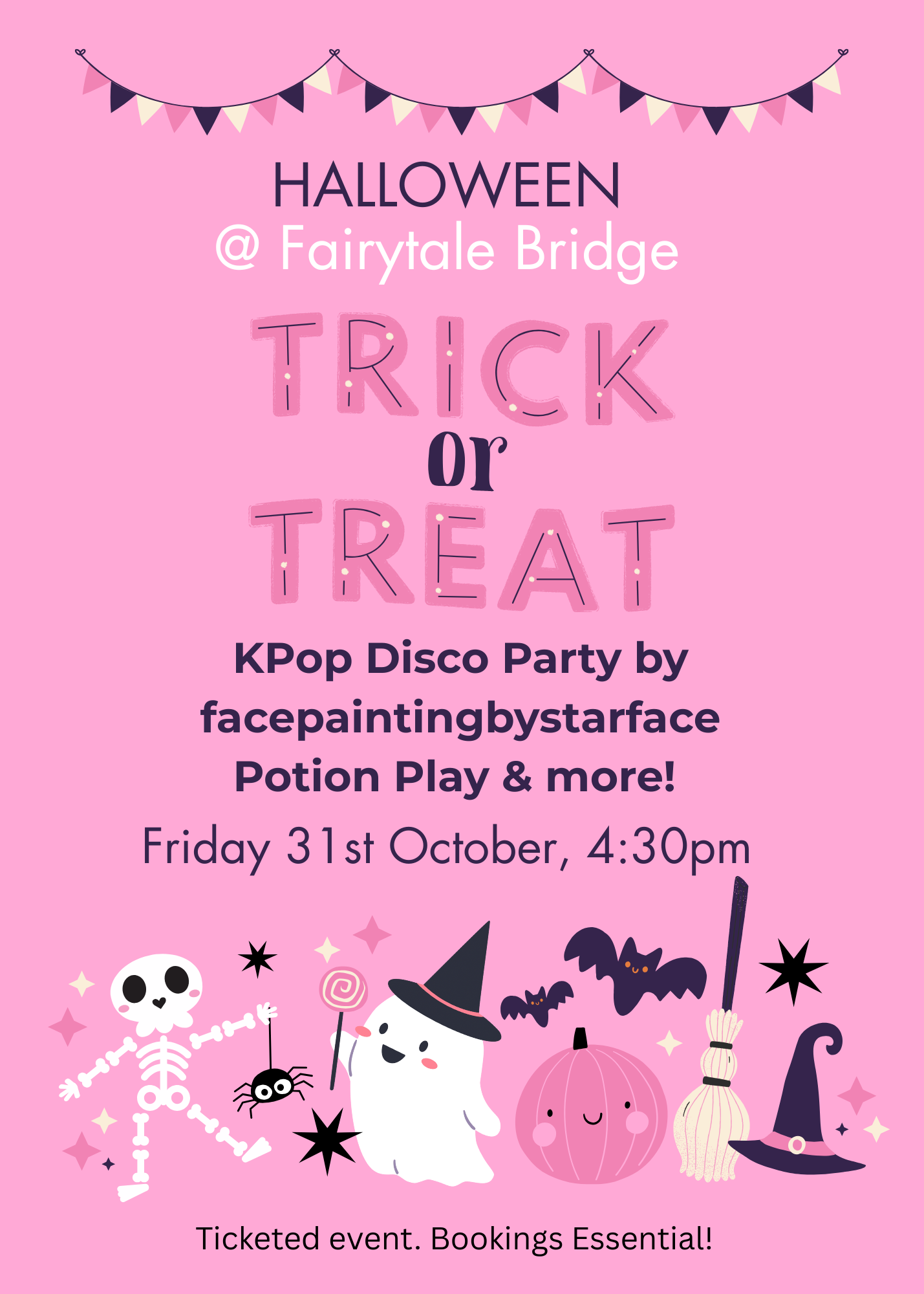 Halloween at Fairytale Bridge - K-Pop Disco & Potion Play