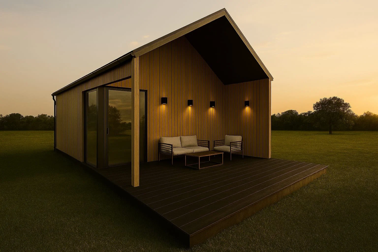 Backyard golf simulator cabin design and construction Sydney