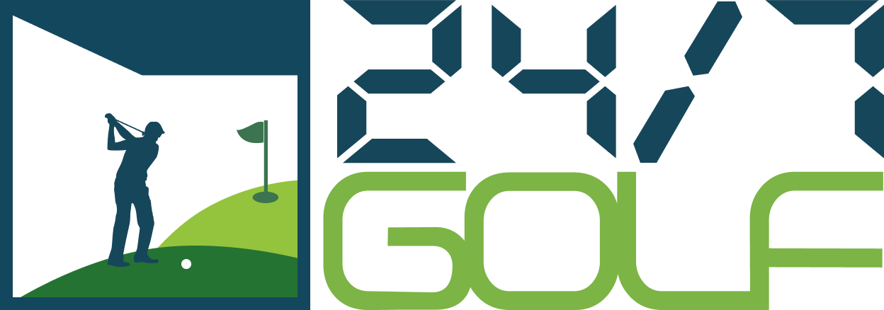 24-7. golf logo