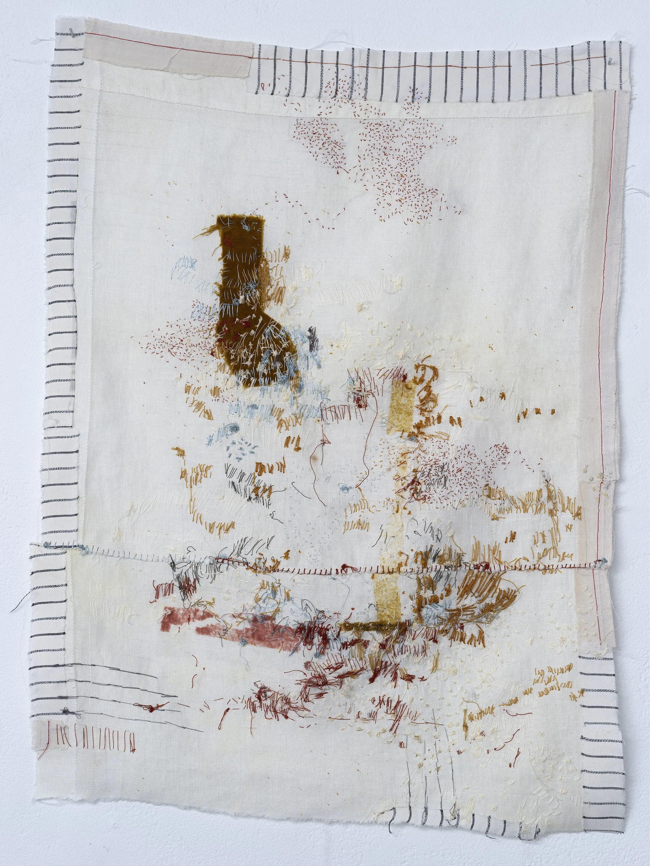Untitled
Antique textiles, cotton thread
55 x 41cm