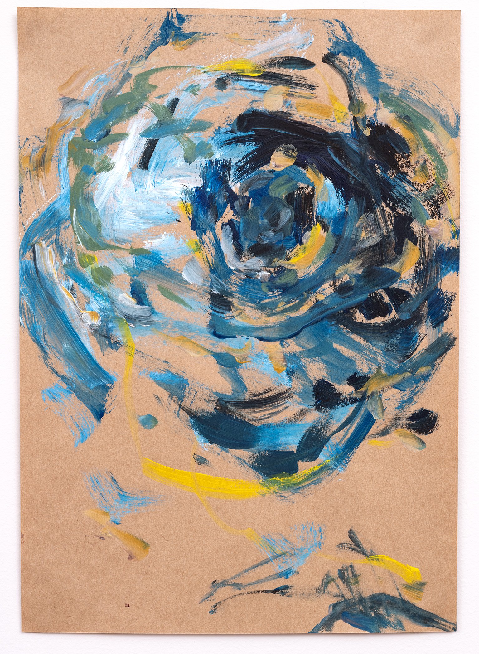 Untitled, 2024
Brown paper, acrylic paint
29.7 x 21 cm
