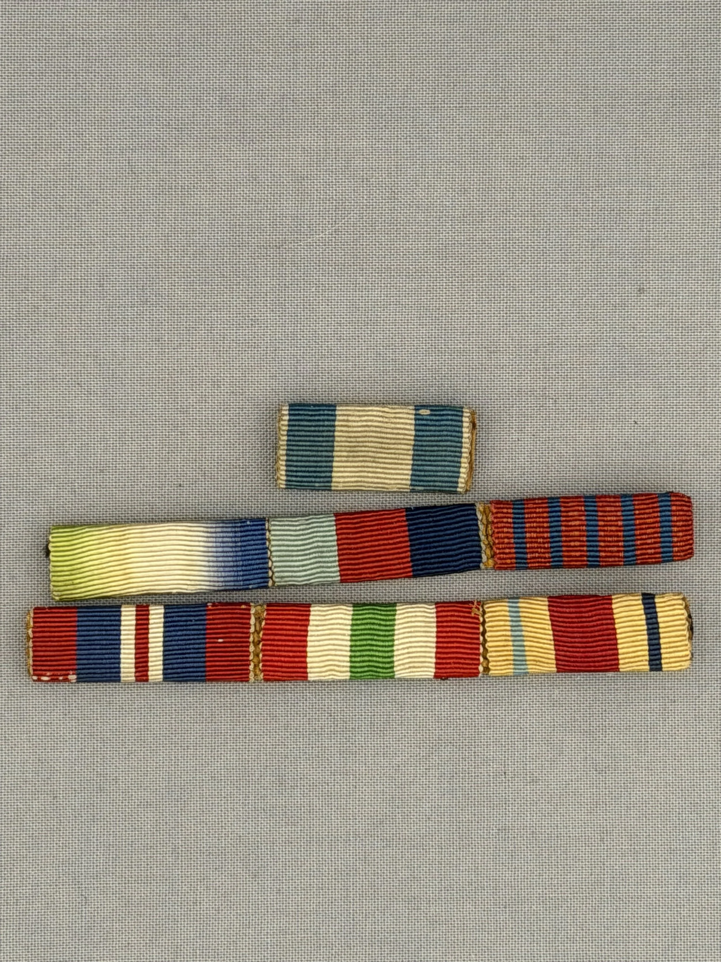 WW2 British Ribbon bar set.