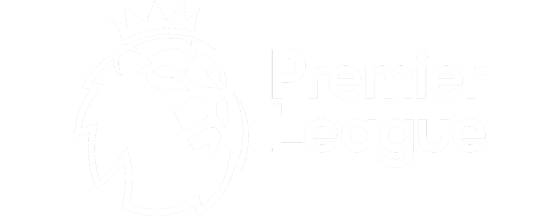 Logo of the Premier League featuring a lion with a crown and the text 'Premier League' in white on a black background.
