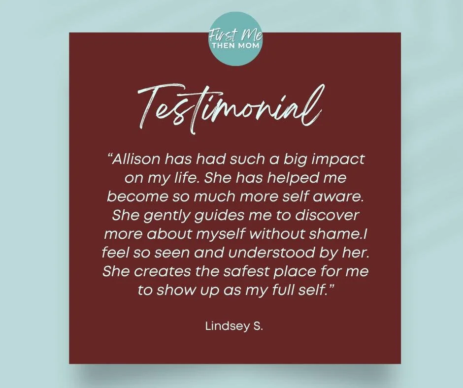 You've probably been curious...

Wondering, "what's it like to work with Allison?" 

Don't listen to me, listen to them. 😉