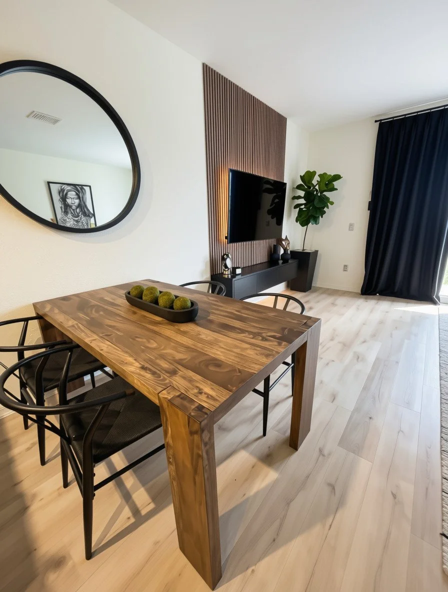 Refined dining room designed for the Smith residence