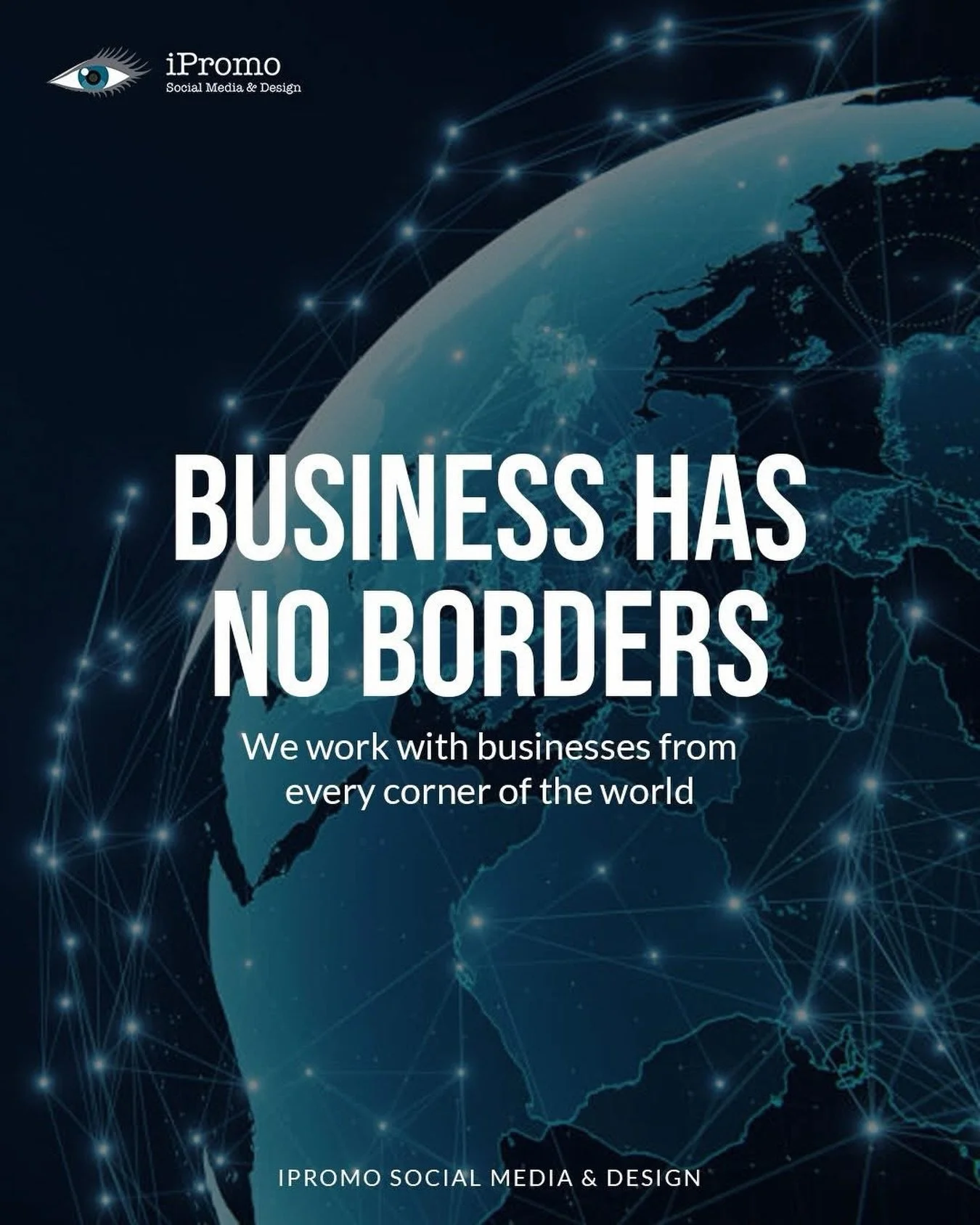At iPromo Social Media &amp; Design, we work with businesses from every corner of the world; it doesn&rsquo;t matter where you live 🌎

Whether you&rsquo;re a local business dreaming big or an international brand looking to exposure, we&rsquo;re here