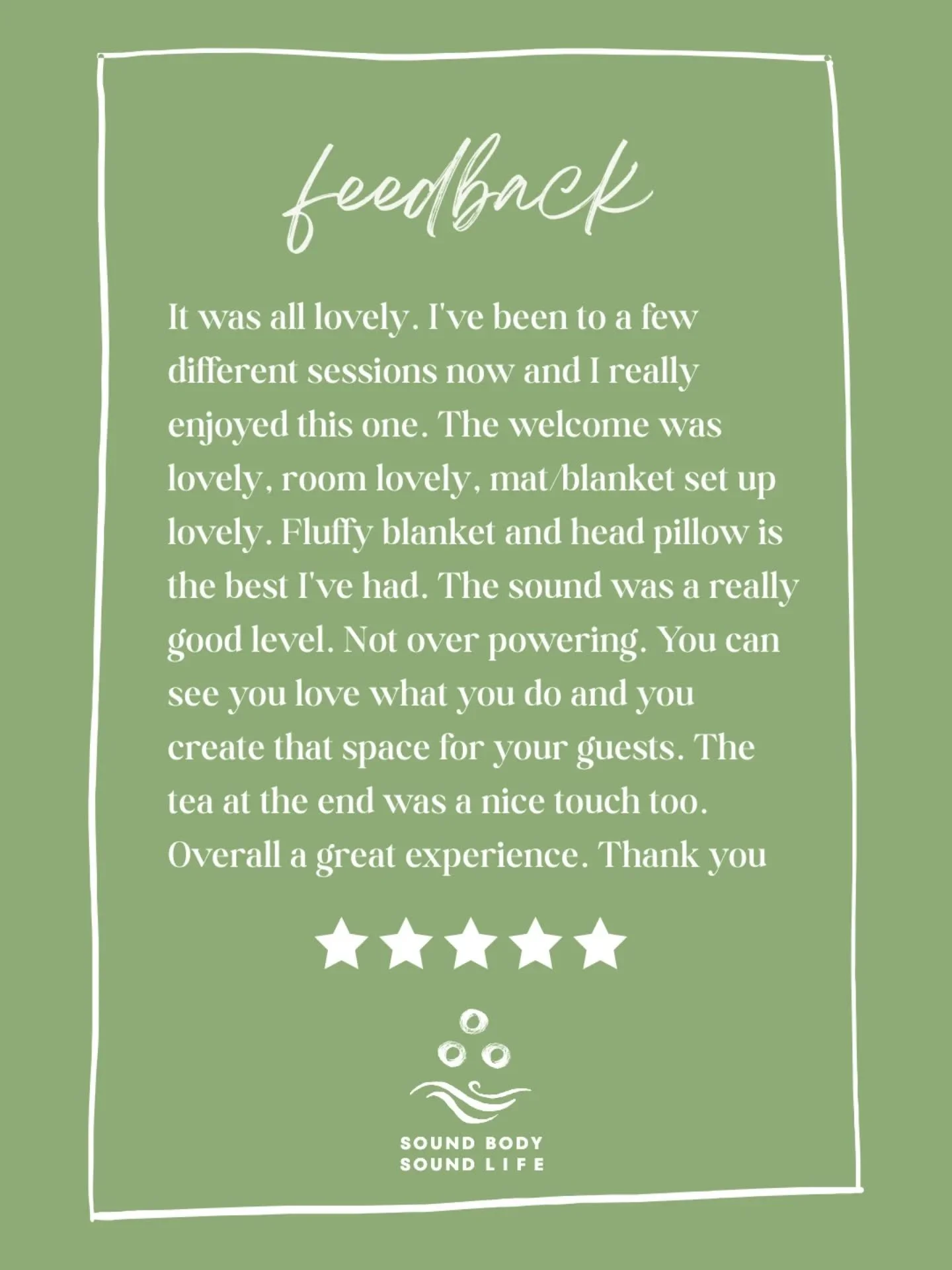 a beautiful feedback from past attendee 🌿 

thank you thank you thank you 

🩵🪷🙏🏻

May you find home in your body,
Corry 🙋🏻&zwj;♀️🌿🩵✨️ Sound Body Sound Life

#grateful #gratitude #feedback #community #sharing
