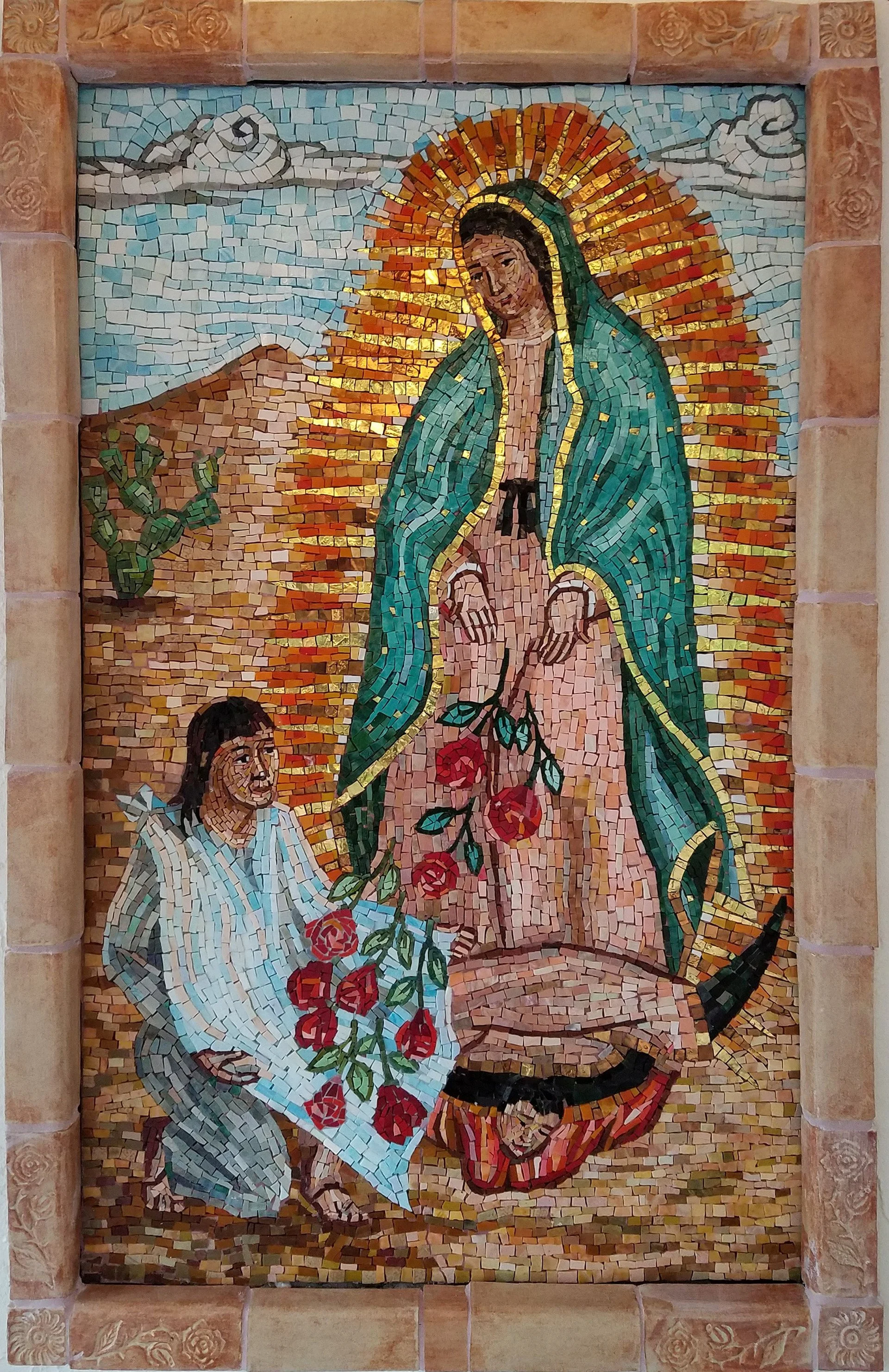 Virgin of Guadalupe and Juan Diego First Apparition