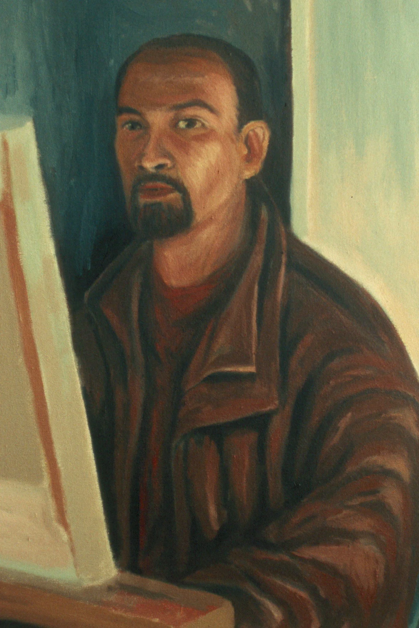 Self Portrait and Easel
