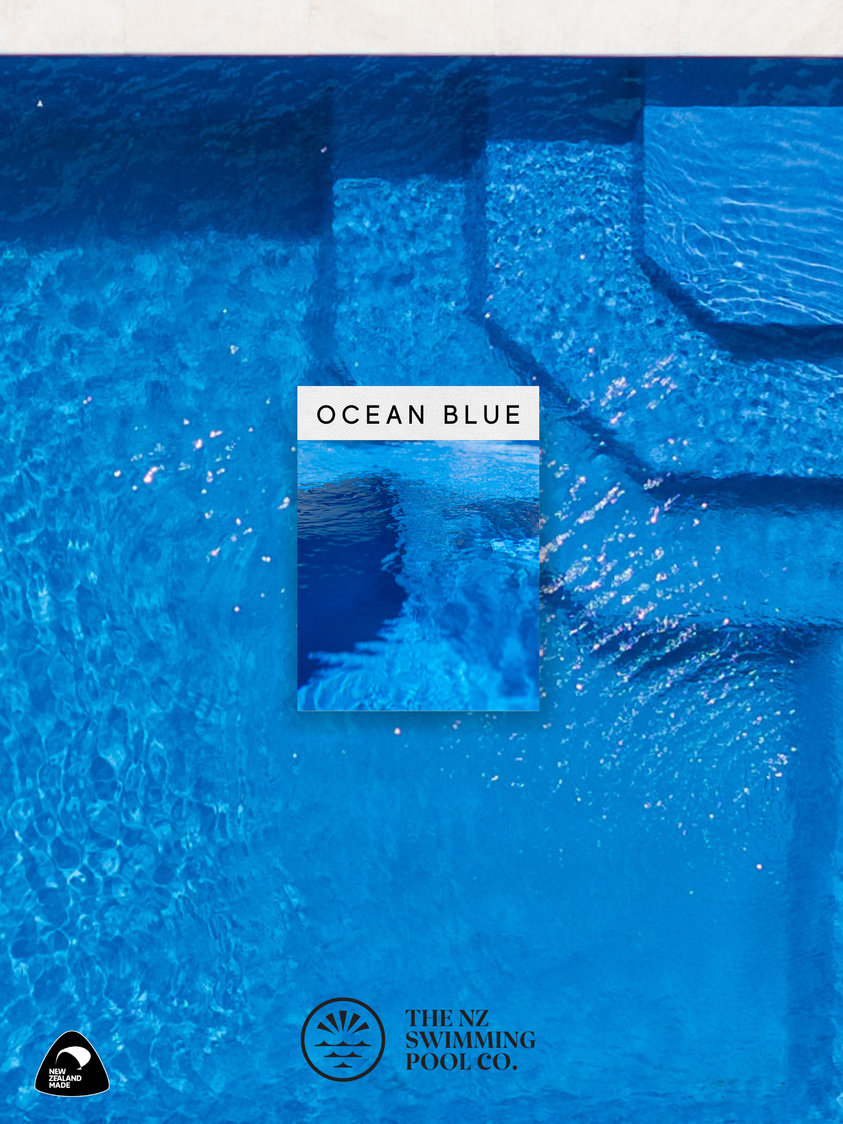 Ocean Blue Pool Colour
