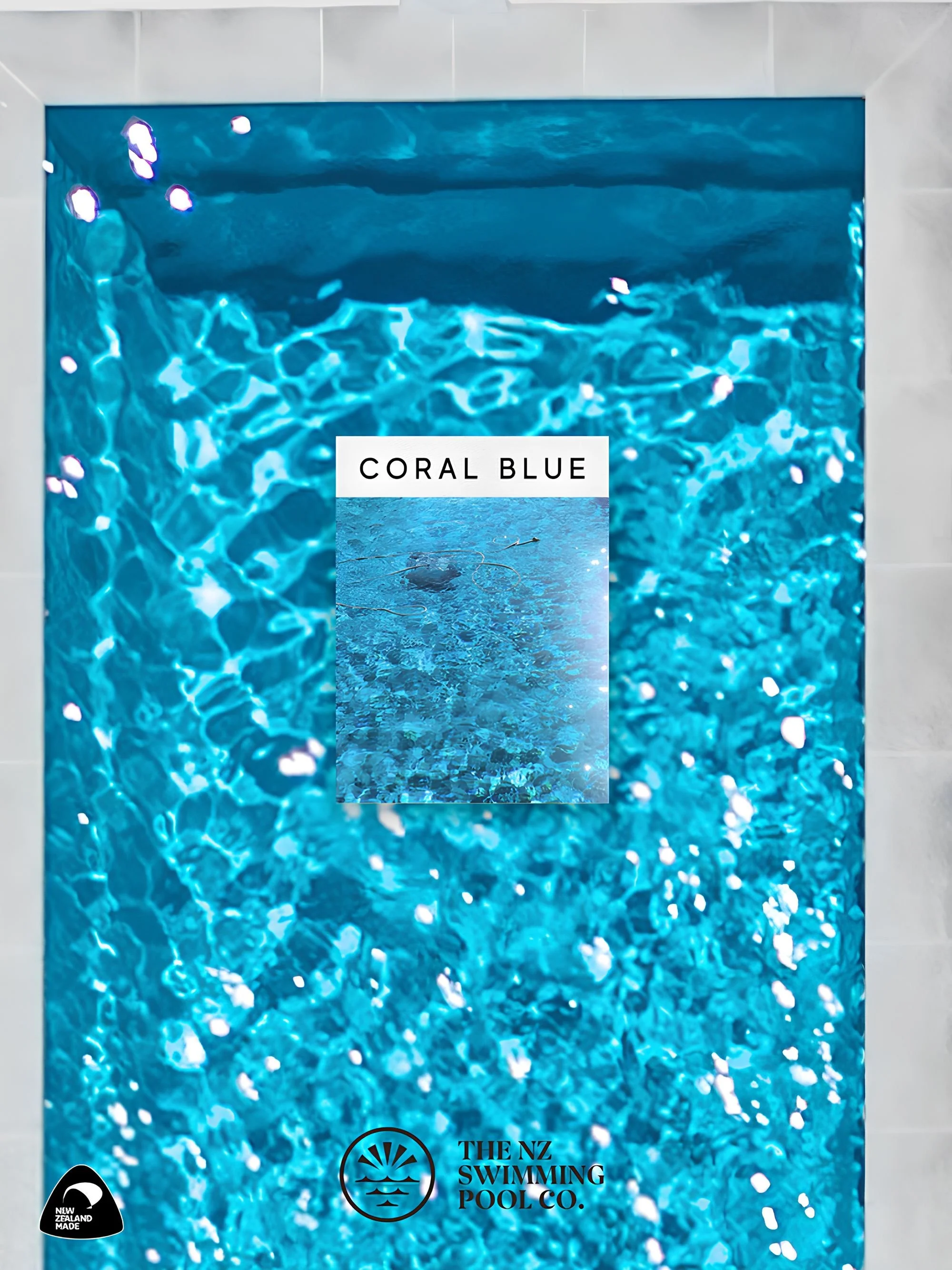 Coral Blue Shimmer Pool Colour
