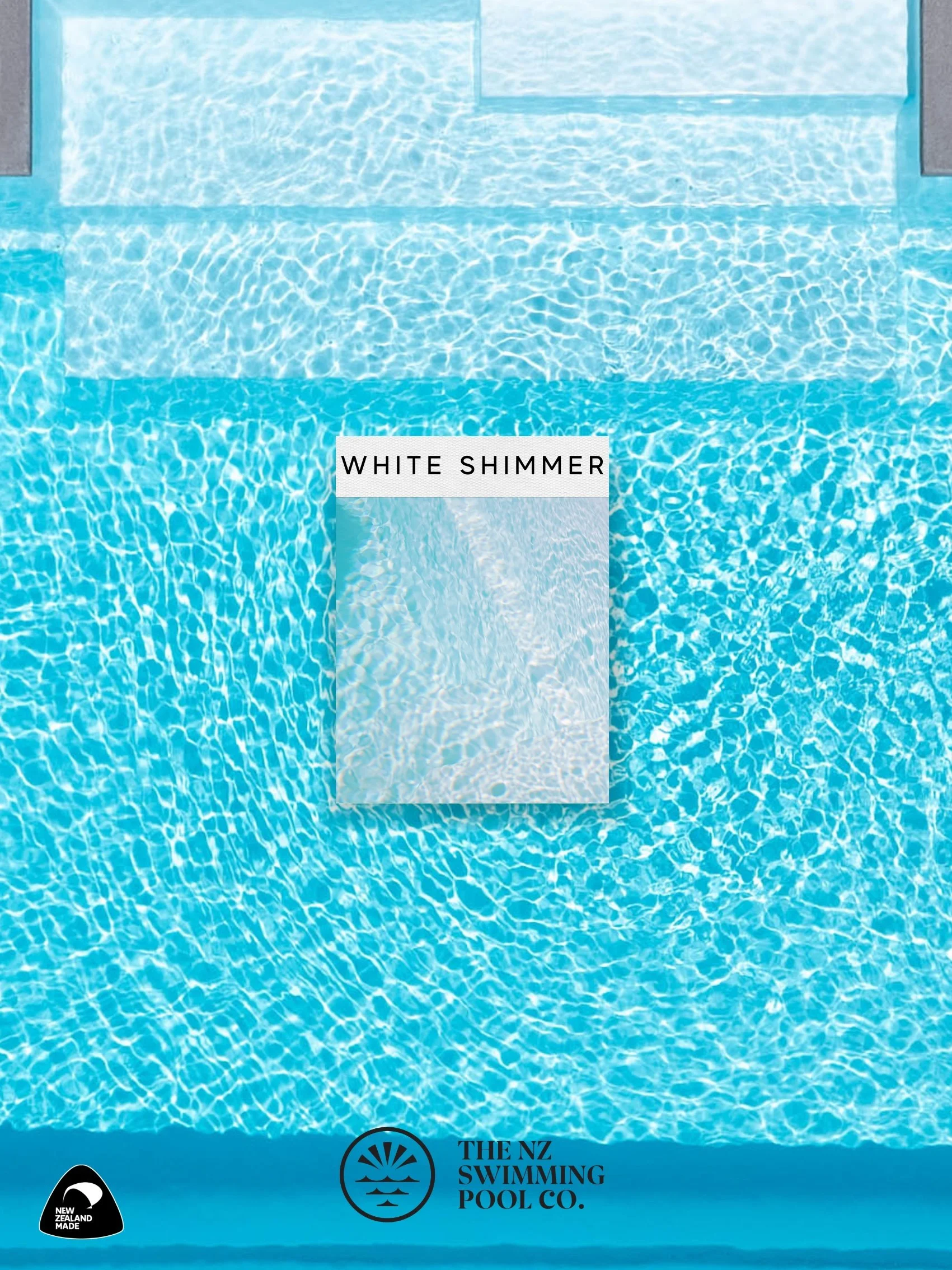 White Shimmer Pool Colour