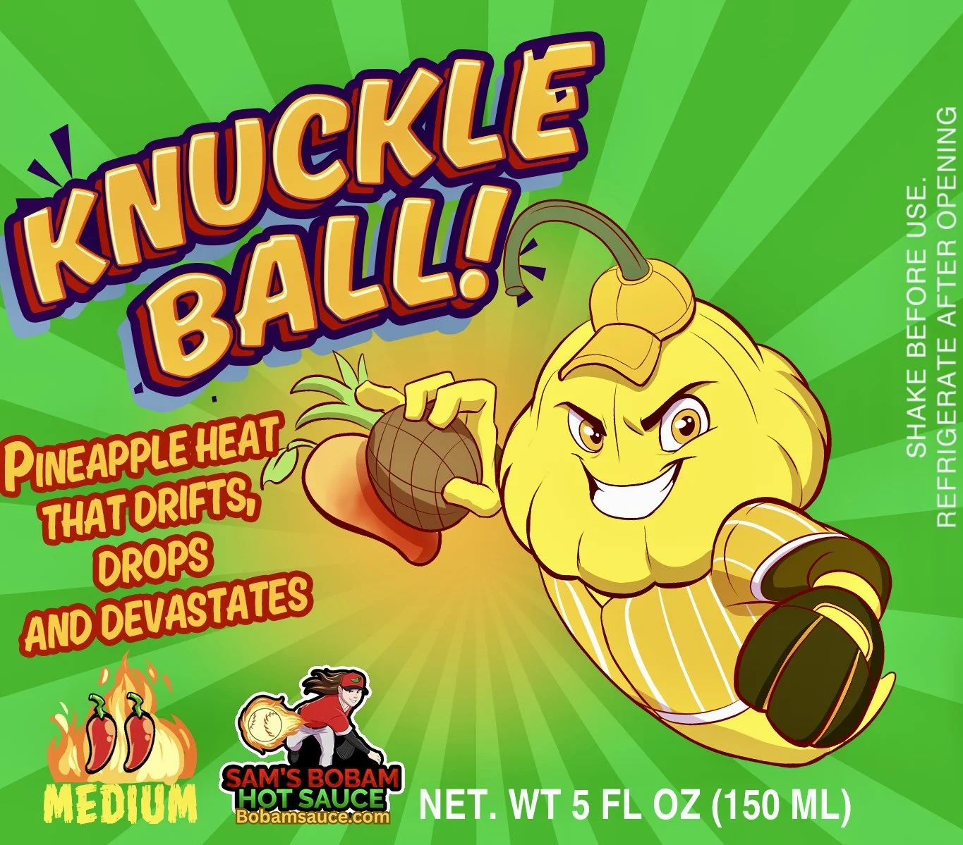 Knuckleball- Pineapple and Scotch Bonnet Sauce