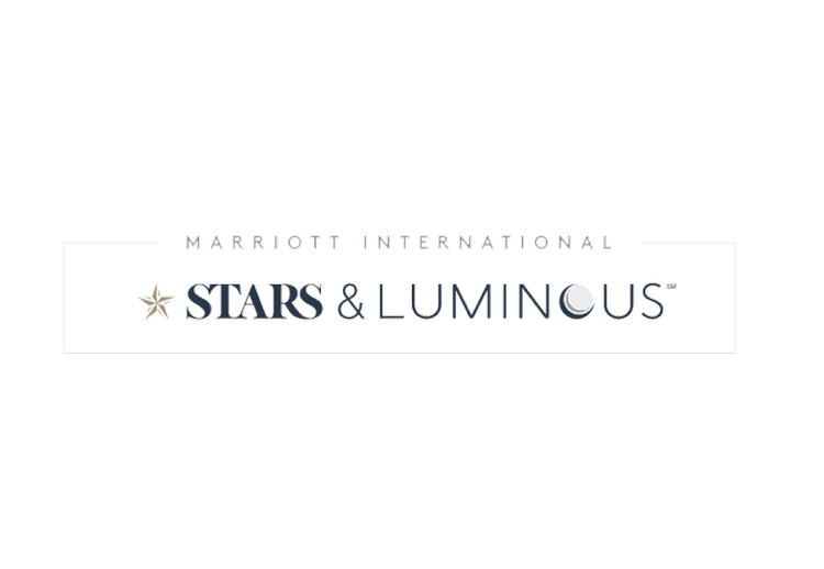 Logo for Marriott International Stars & Luminous, featuring a star and moon graphic.