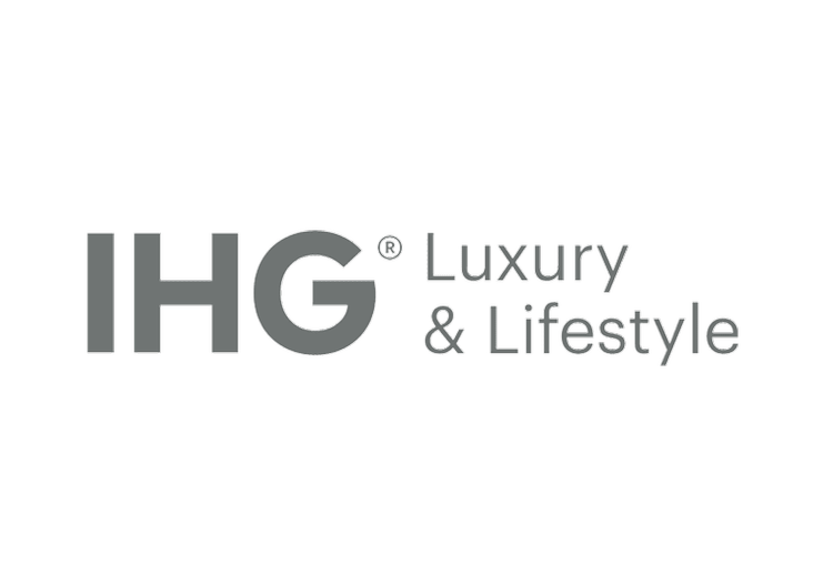 IHG Luxury & Lifestyle logo in black and gray text.