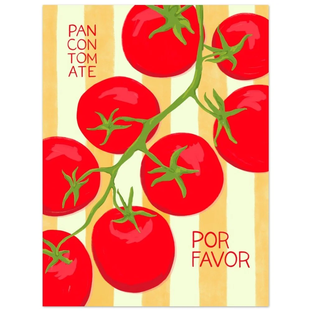 Con Tomate Extra Large Fine Art Print