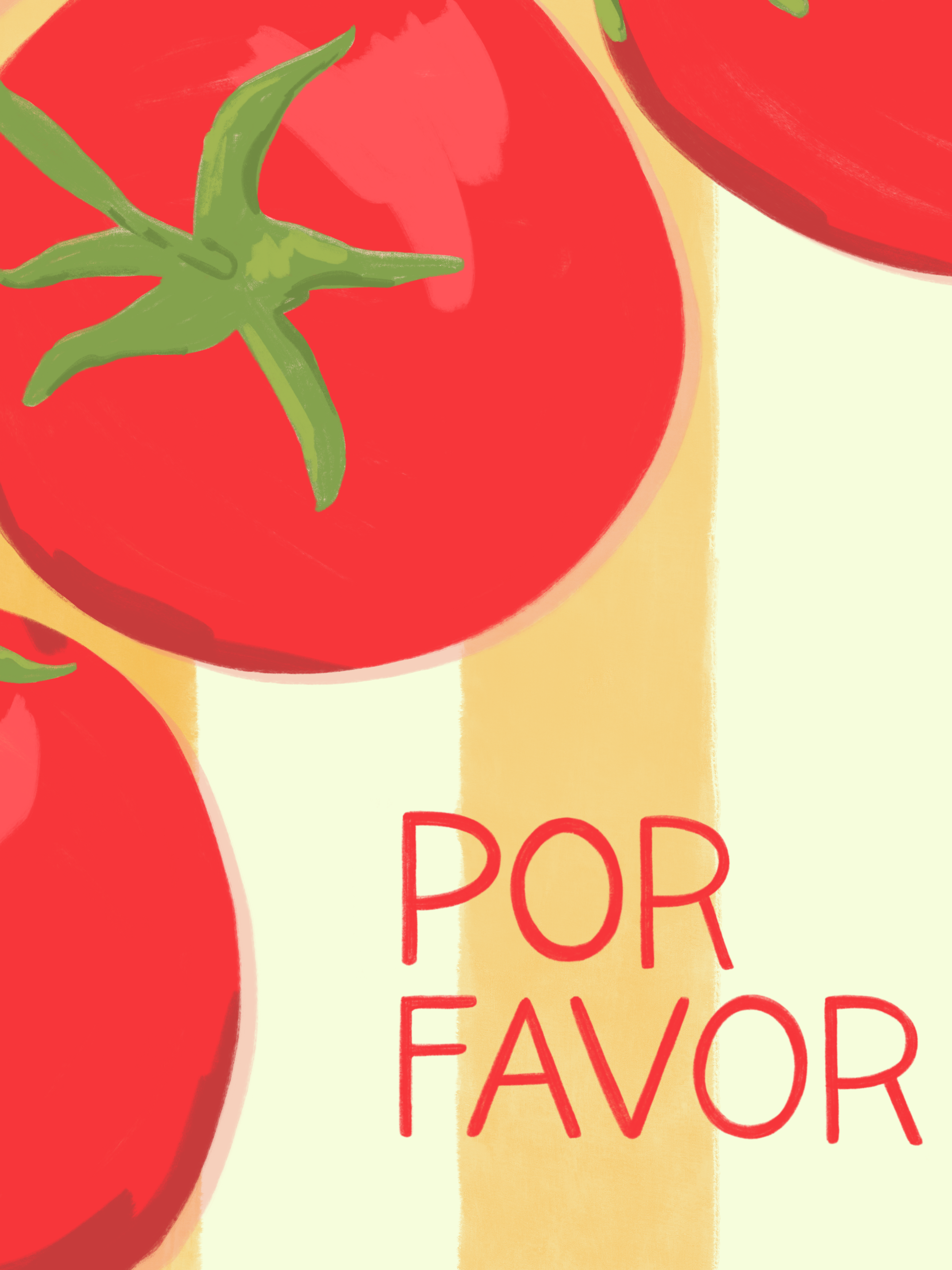 Con Tomate Extra Large Fine Art Print
