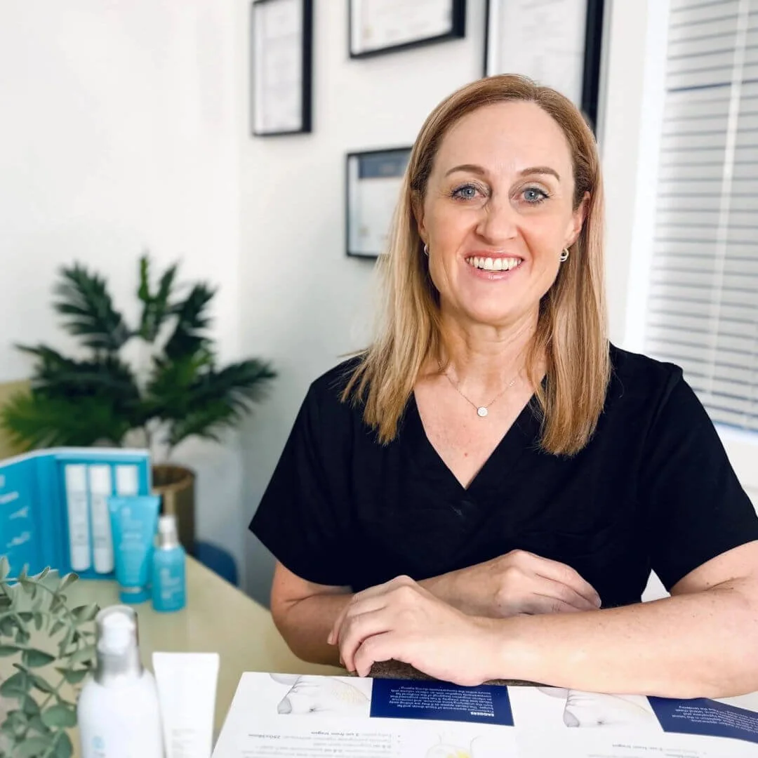 RN Jolieta welcoming clients for cosmetic and medical consultations at Beauty WithIn Aesthetics.