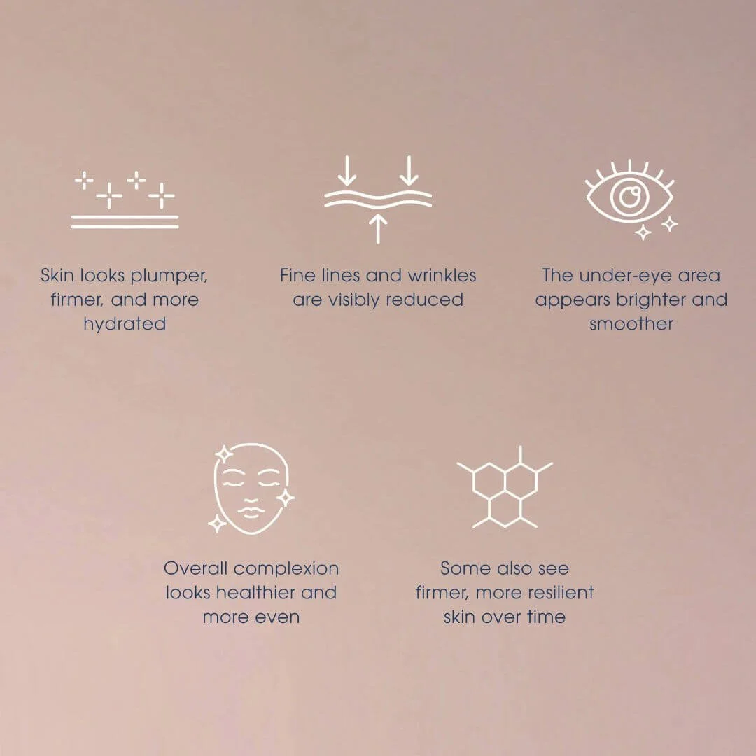 Information graphic outlining skin concerns and cellular skin rejuvenation areas.