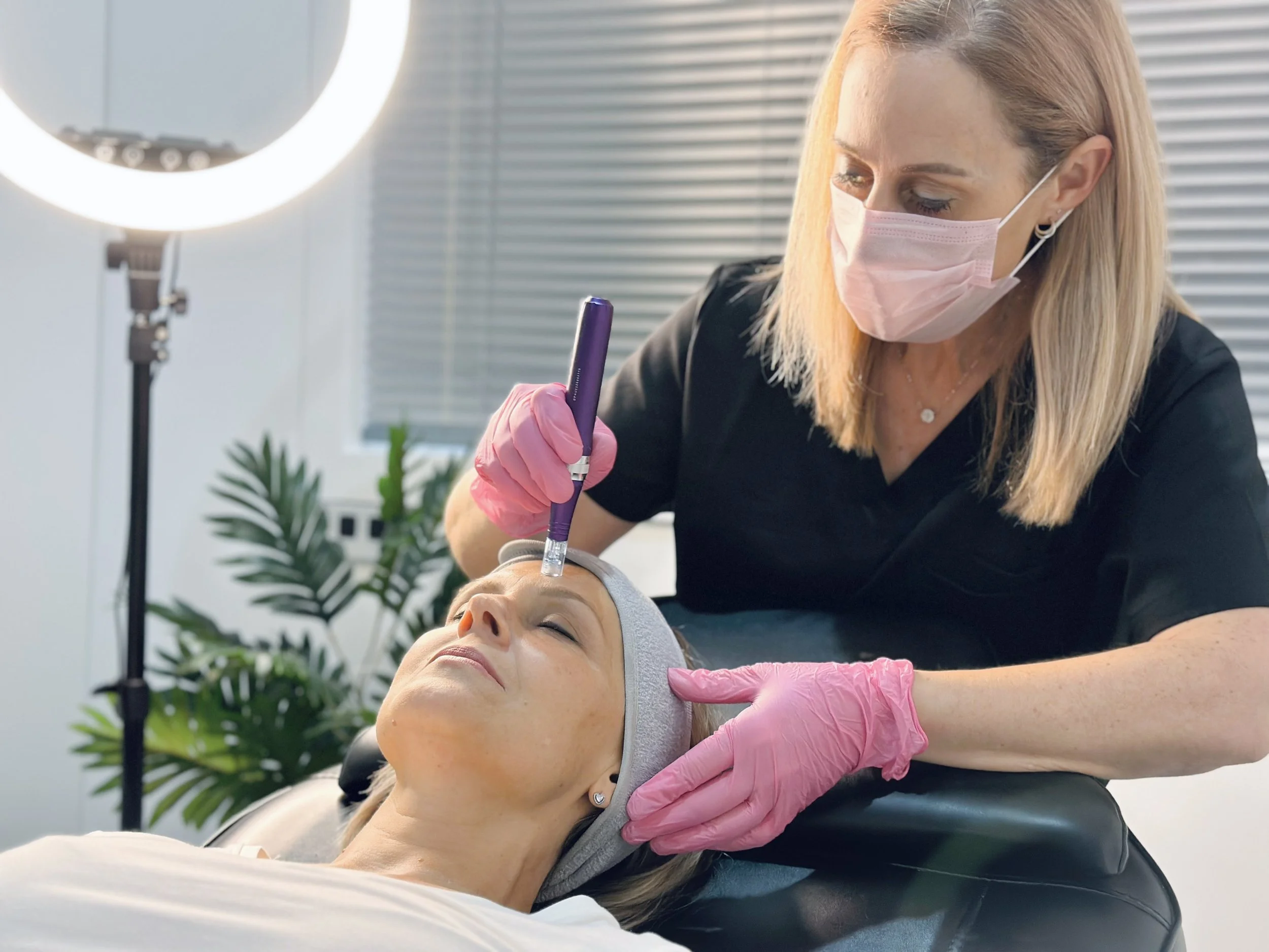 PRX Plus application to the face