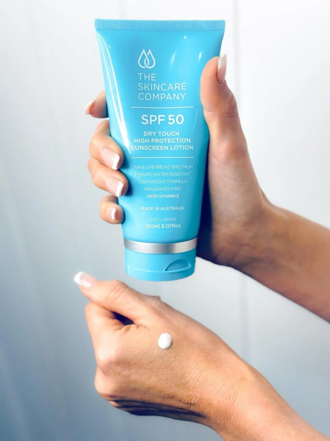 The Skincare Company SPF 50 sunscreen.
