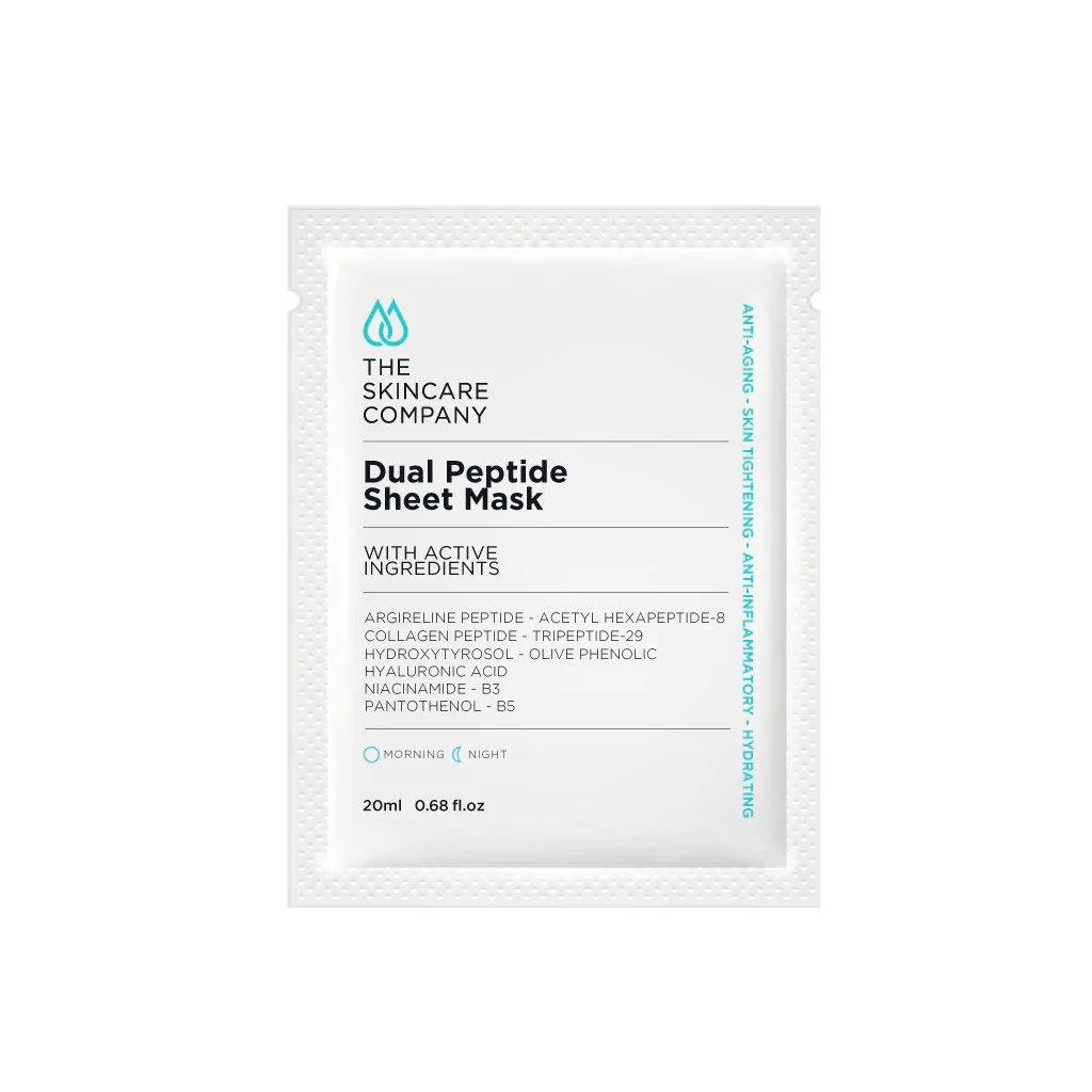 Dual Peptide Sheet Mask - The Skincare Company