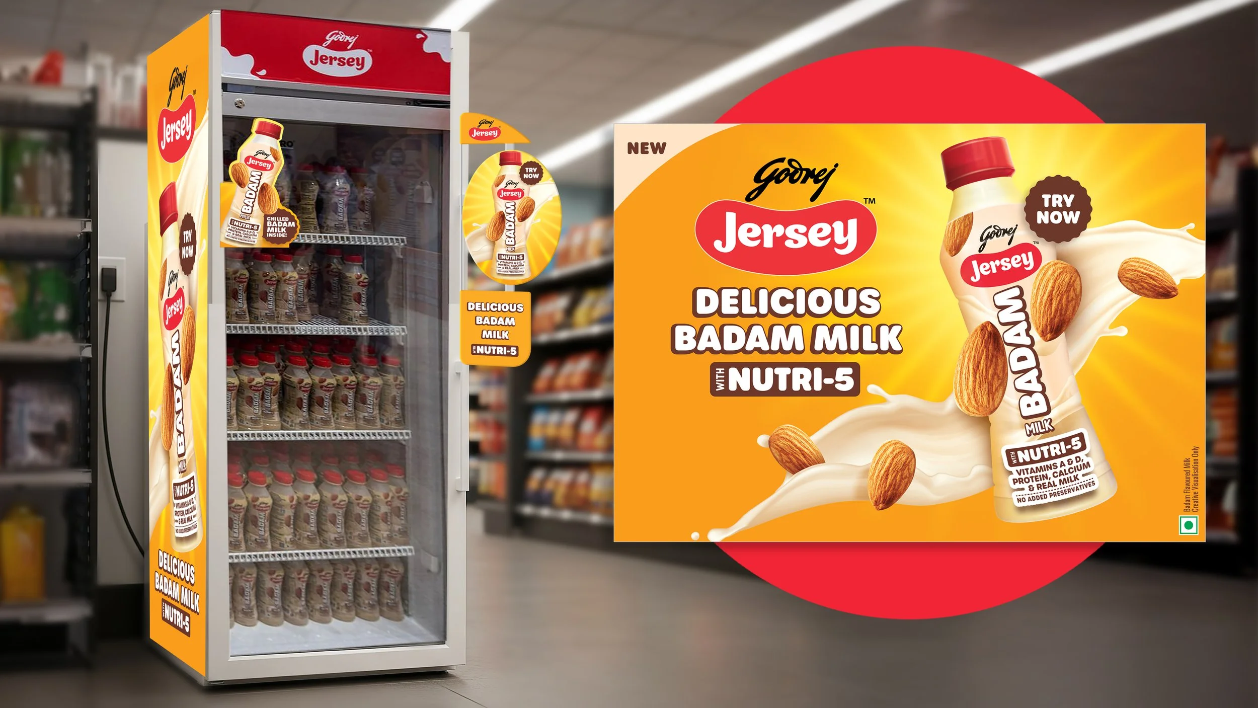 Key Visual and Refrigerator Branding