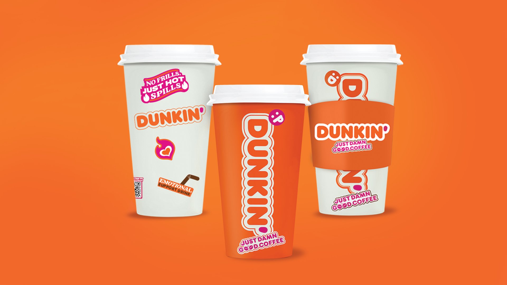 Cold and hot cups with sleeve