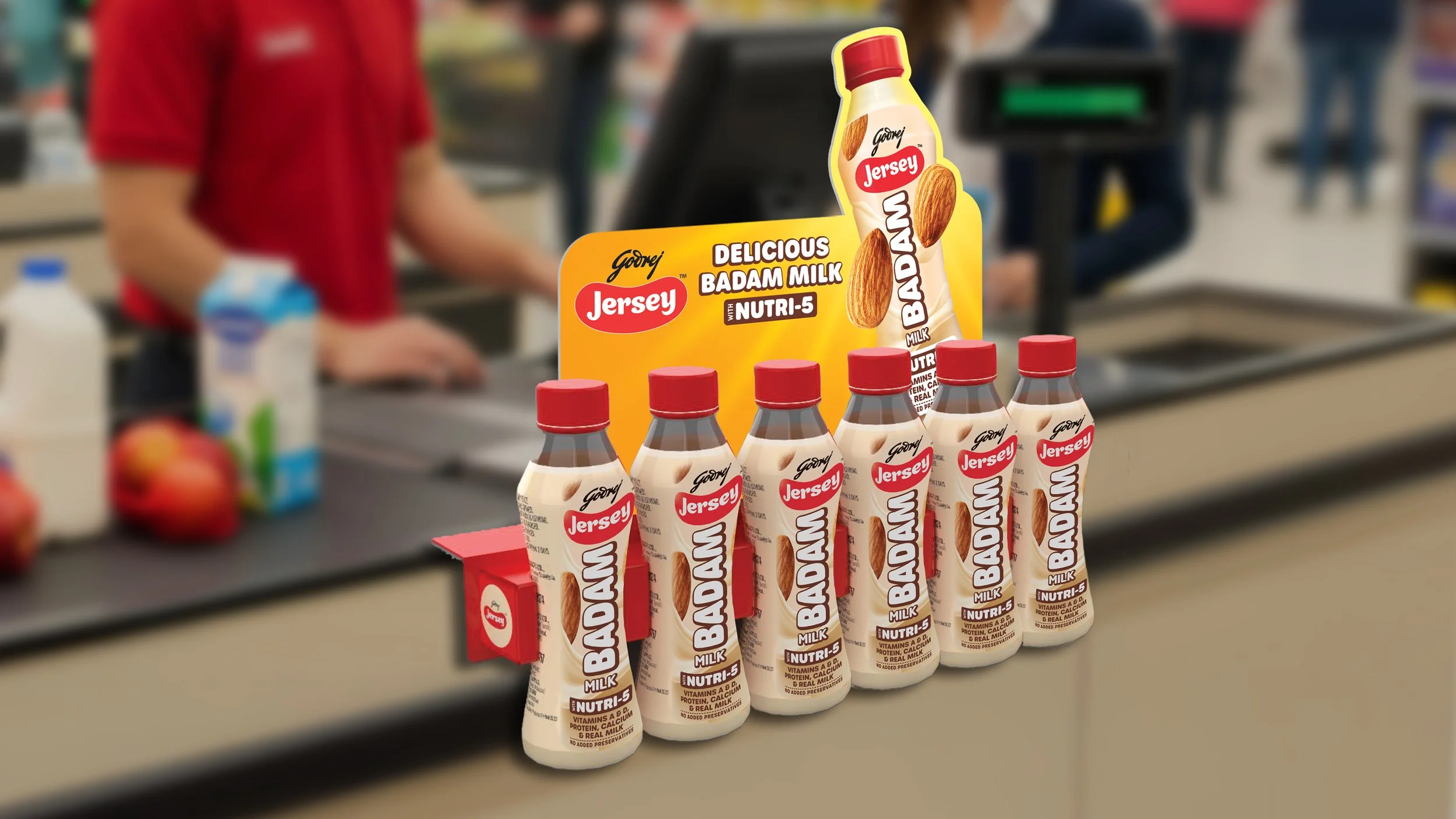 Checkout Counter Unit Branding