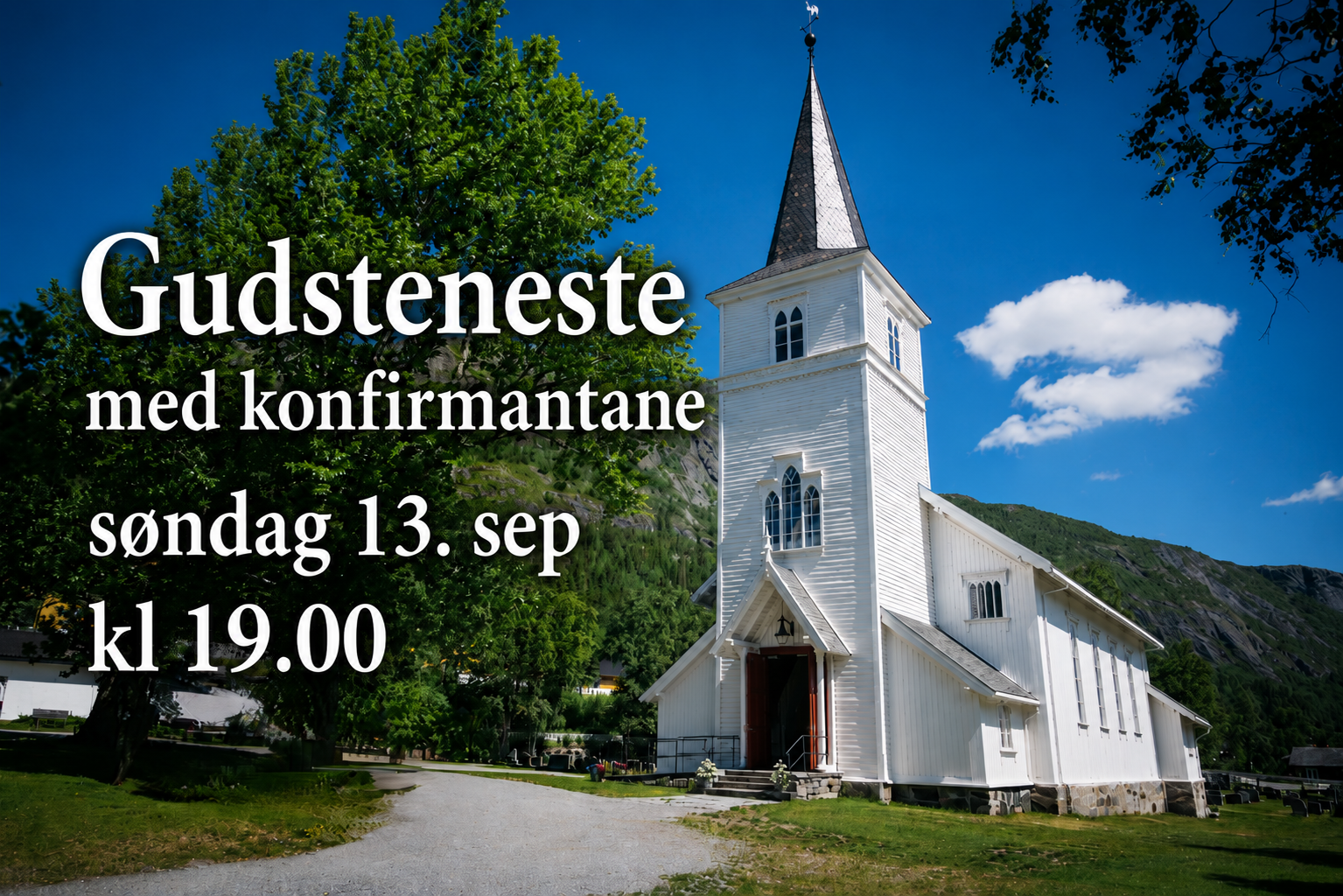 Presentasjonsgudstjeneste, neste års konfirmanter (2027)