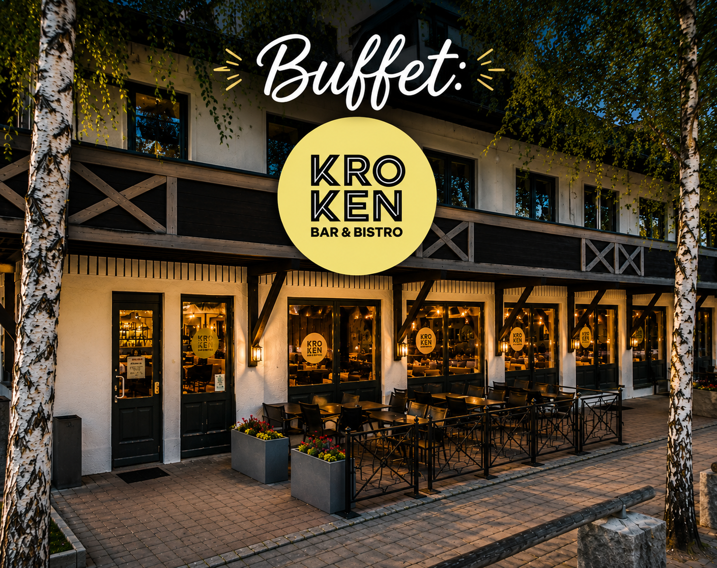Buffet &amp; konsert på Kroken