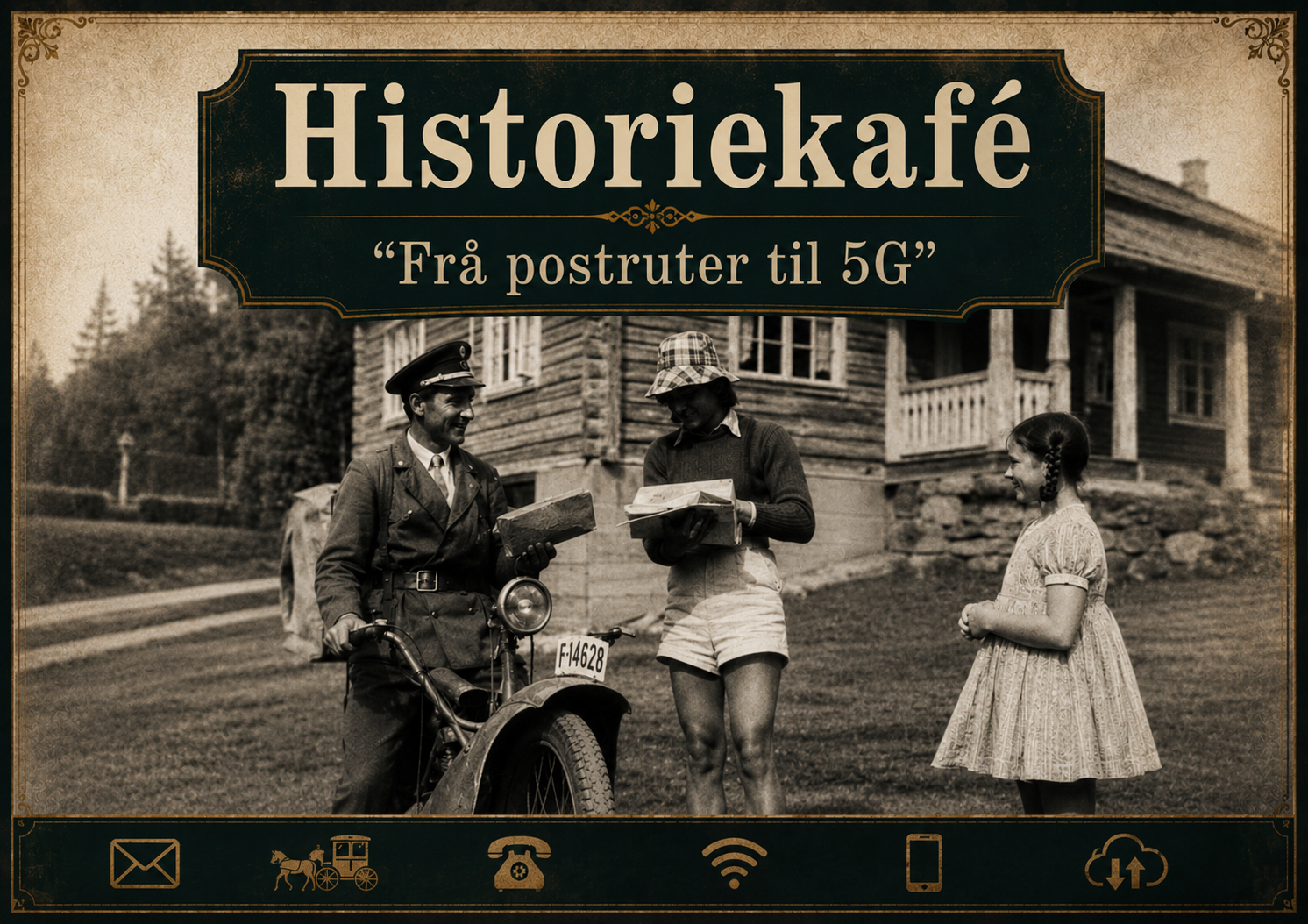 Historiekafe – «Frå postruter til 5G»