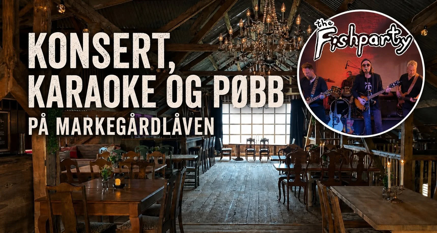Konsert, karaoke og pøbb