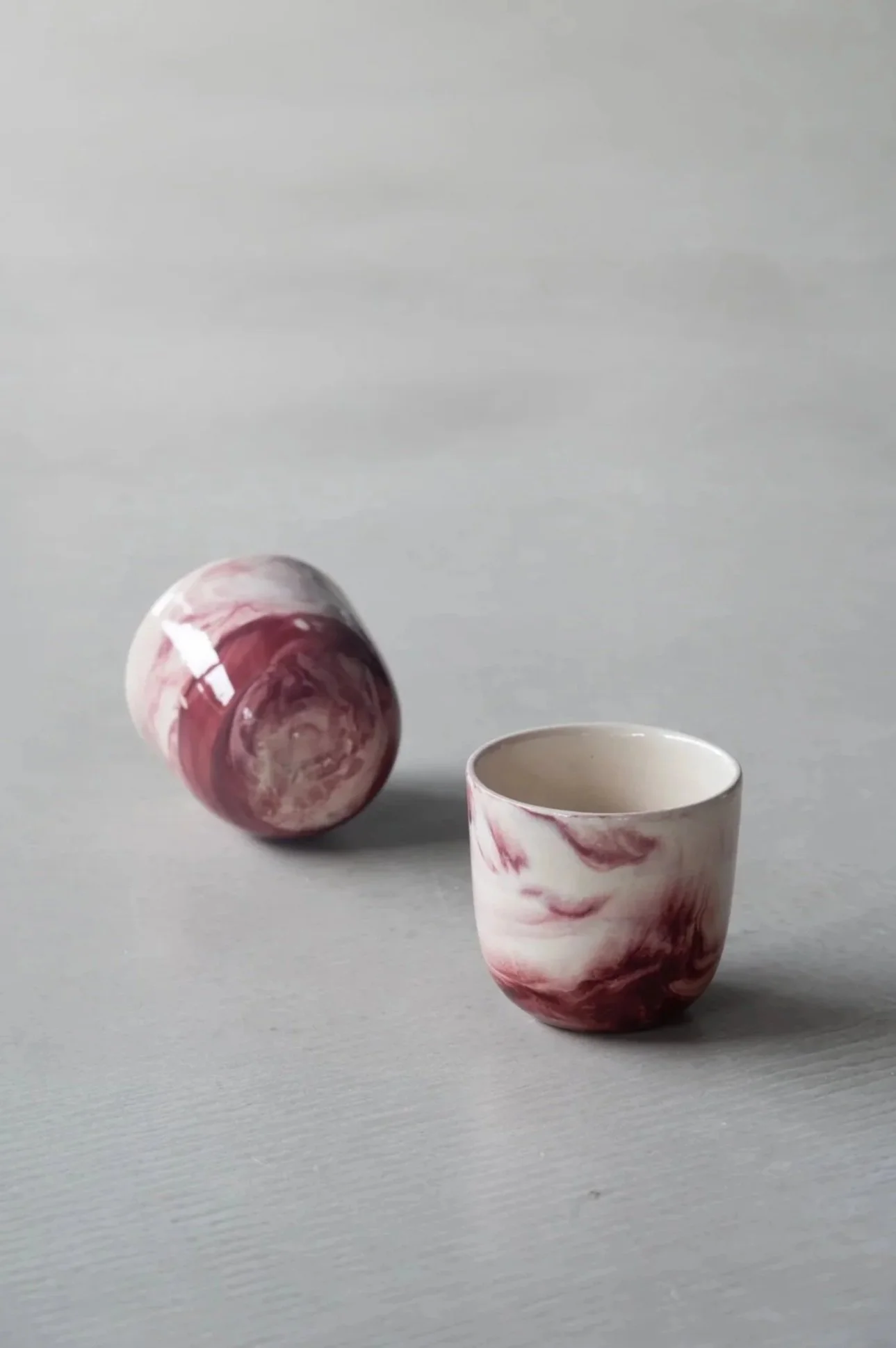 Bordeaux Marble Cappuccino Cup