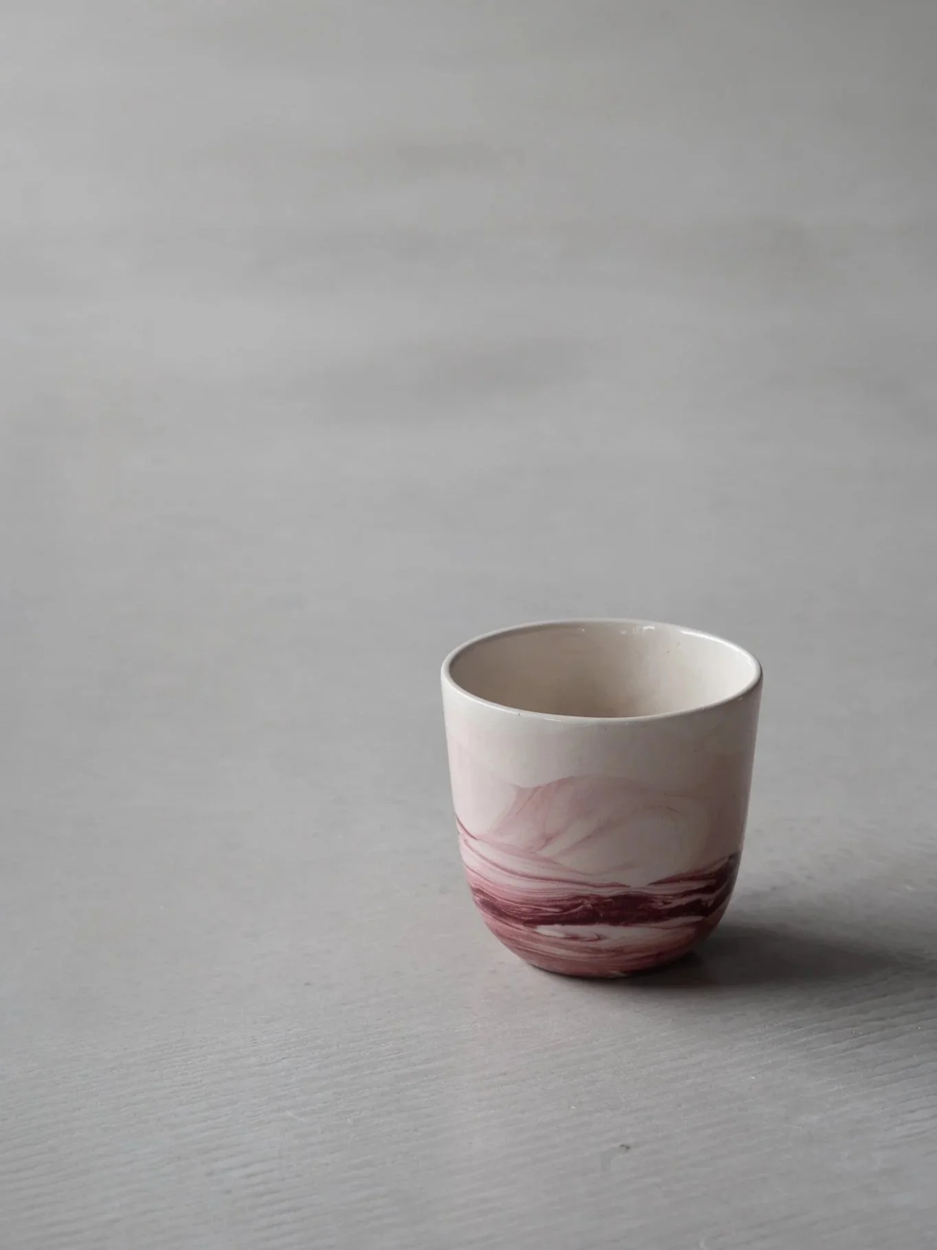 Bordeaux Marble Latte Cup