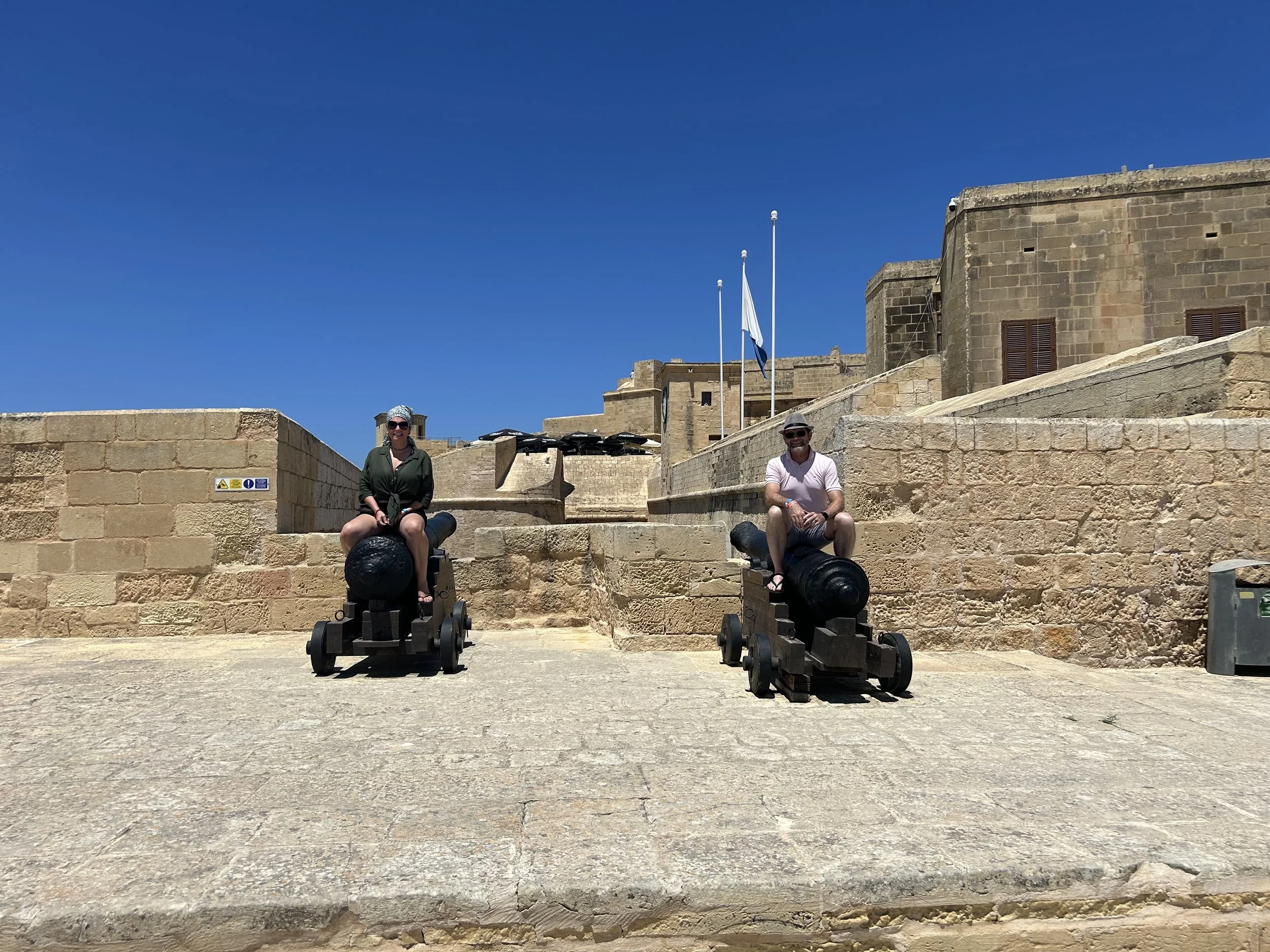 Malta. Watched the guns blast