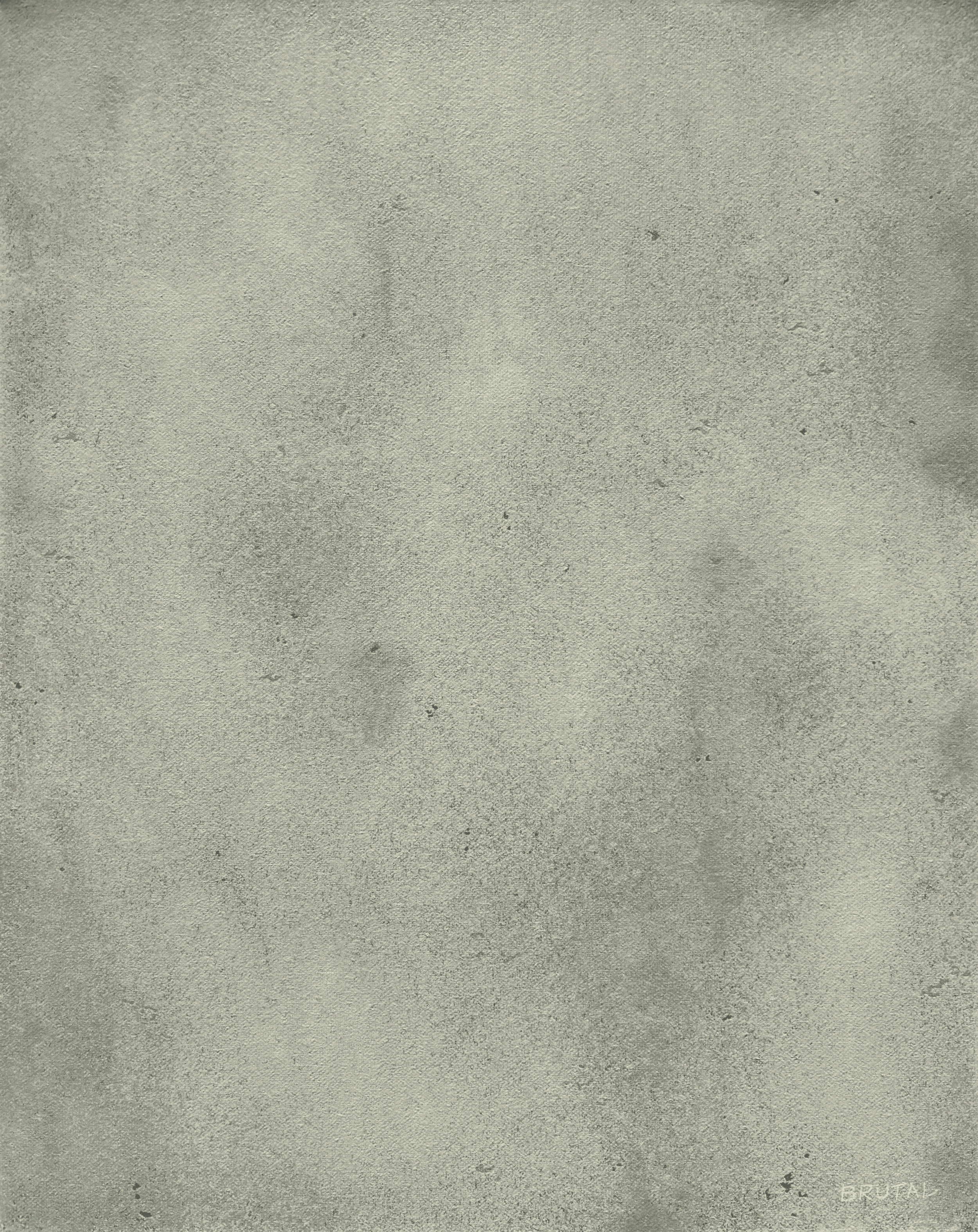 An Acrylic painting of a Plain, textured wall with a rough, grayish concrete surface.