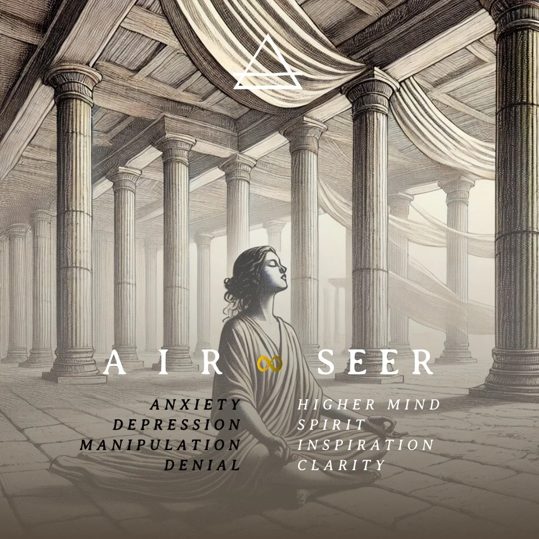 Earthsee is no flight of fancy. It is an alchemical work. At the Temple of the Wind, initiates dismantle shadows from earlier years. Thoughts may torment us. Words may scar others. The Seer discerns alignment from trickery and cultivates connection, 
