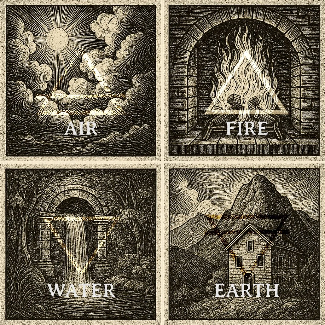 // Anxious,  burned-out, depressed, feeling stuck or lost? //

You're not broken. You're rebalancing your elements. The Four Elements are the building blocks of life. Know how they work and start transforming your world.
First, the basics. Learn to s