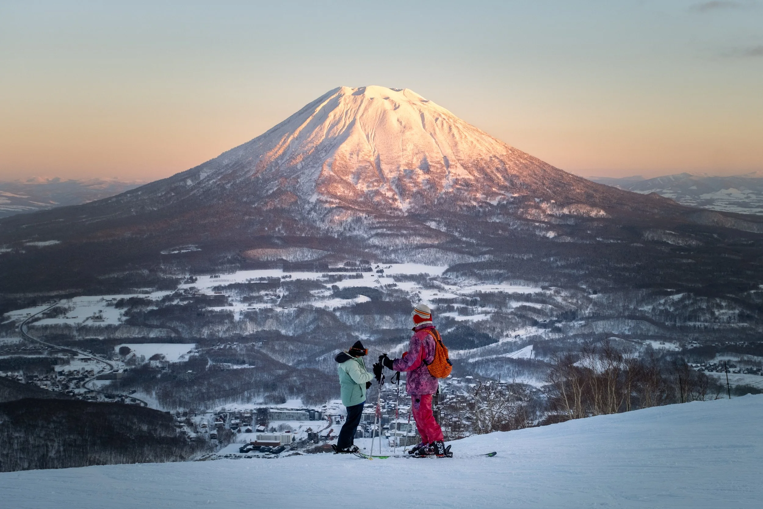 Skiers Mountain View