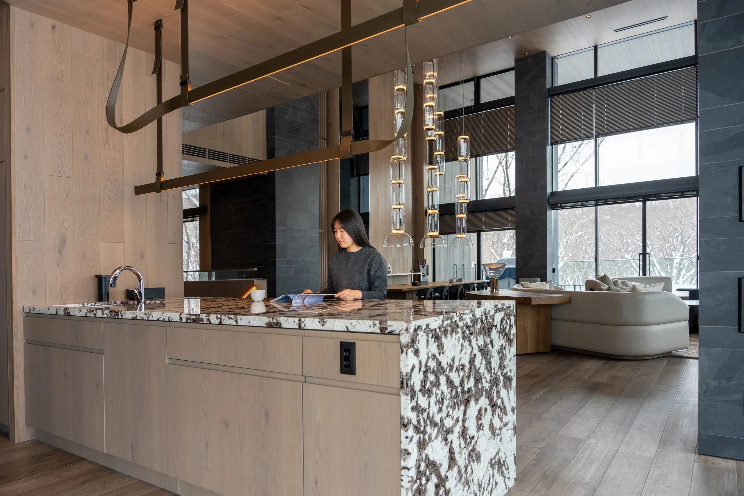 Corniche Luxury Chalet in Niseko, Fully Equipped Kitchen