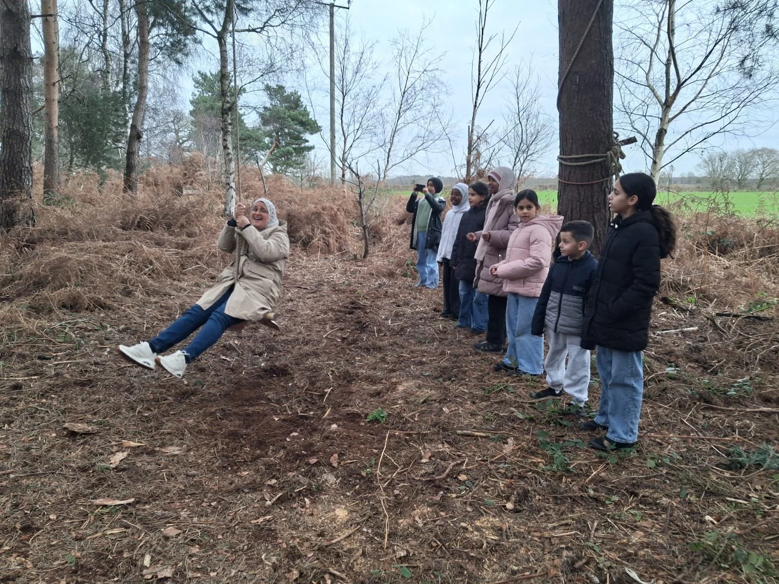 Home school/family Forest School session