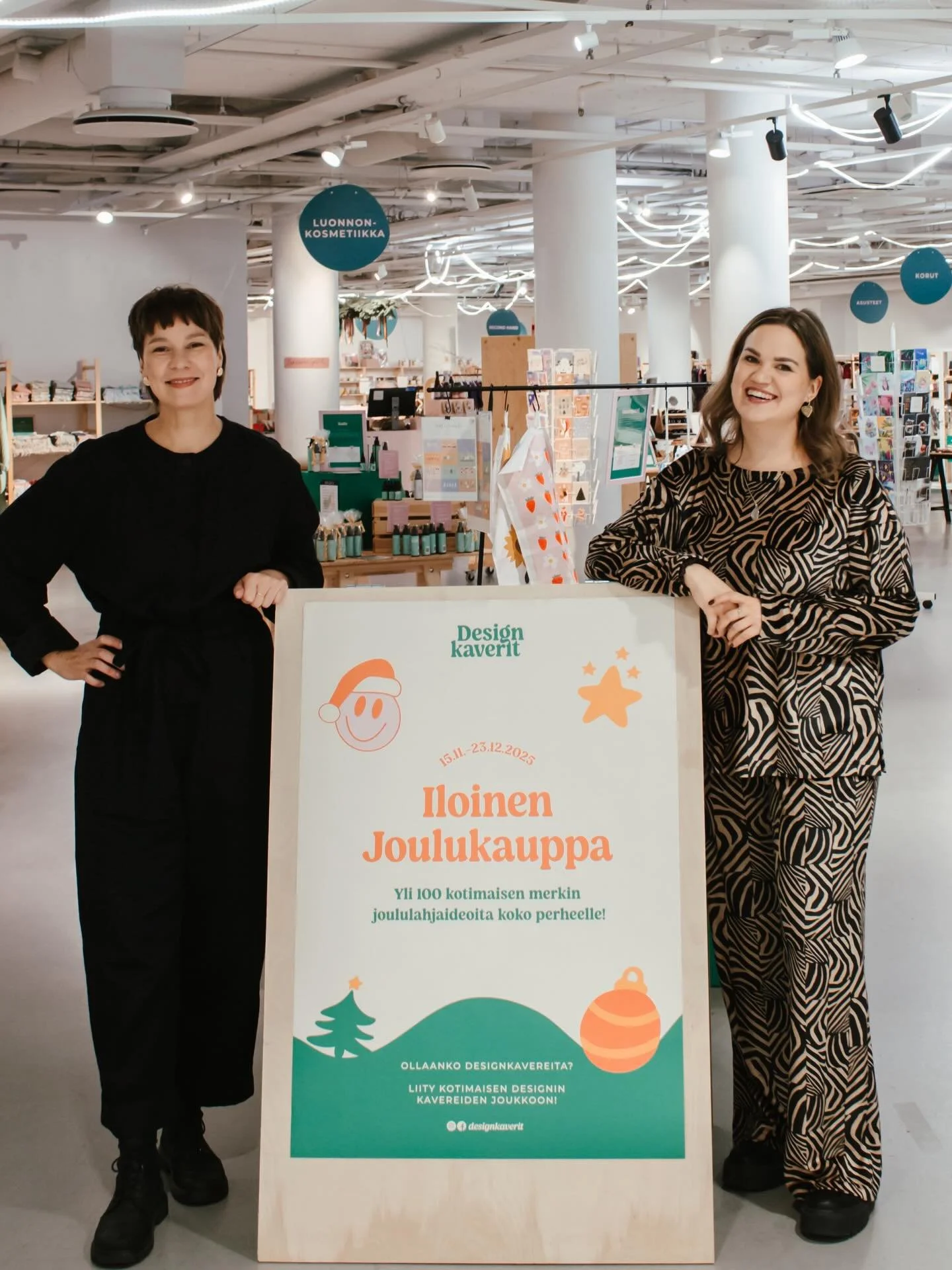 Hei kaverit, mihin t&auml;&auml; aika oikein menee?!🤭 Vikat nelj&auml; p&auml;iv&auml;&auml; starttaa Iloisilla Joulukaupoilla nyt🫶🏻 Viel&auml; aatonaattoon 23.12. ehdit tulla tekem&auml;&auml;n viime hetken joululahjal&ouml;yd&ouml;t upeilta koti