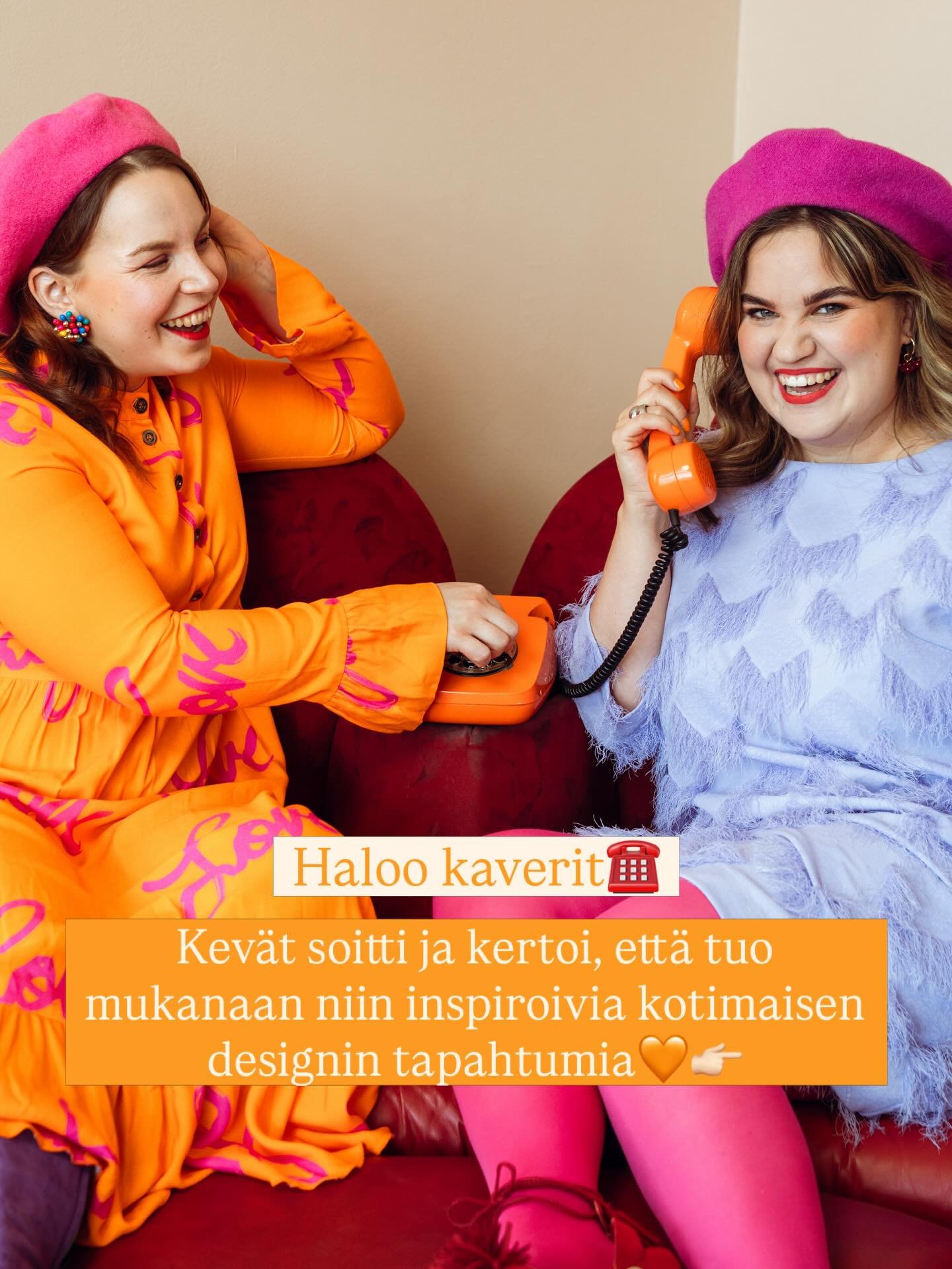 Moi kaverit ja ihanaa huhtikuuta🧡 Meid&auml;n huhtikuu on tapahtumien t&auml;yteinen, ja ei malteta odottaa, ett&auml; p&auml;&auml;st&auml;&auml;n n&auml;kem&auml;&auml;n teit&auml; jo ensi viikolla😍👇🏻

🧡 Designkaverit x Finlandia-talo Design K
