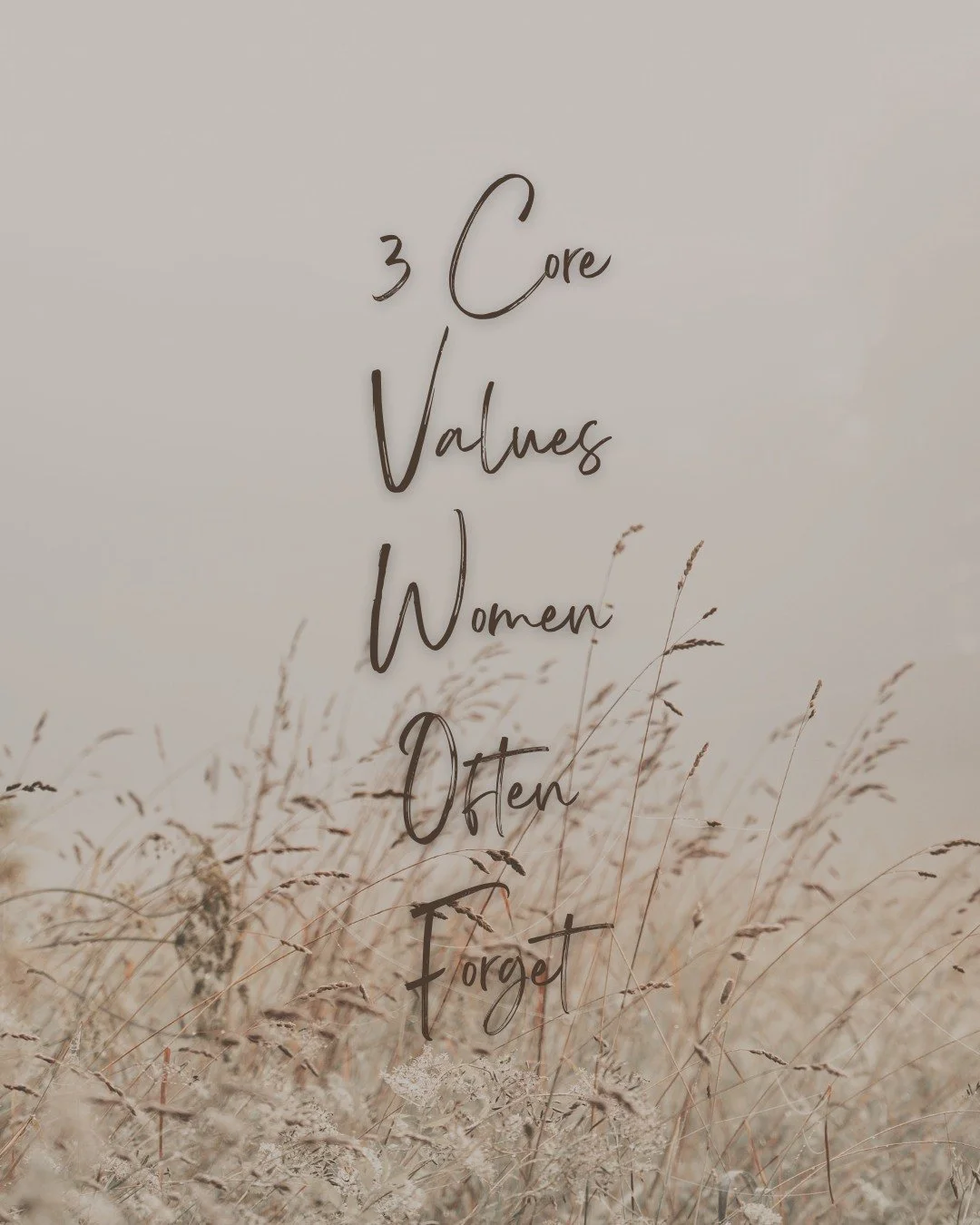 When life&rsquo;s full of noise, pressure and proving, these are often the first things to slip.

 ✨ Freedom
 ✨ Play
 ✨ Peace

But here&rsquo;s the thing, you&rsquo;re allowed to build your life around what fuels you.

At Women &amp; Wild, these valu