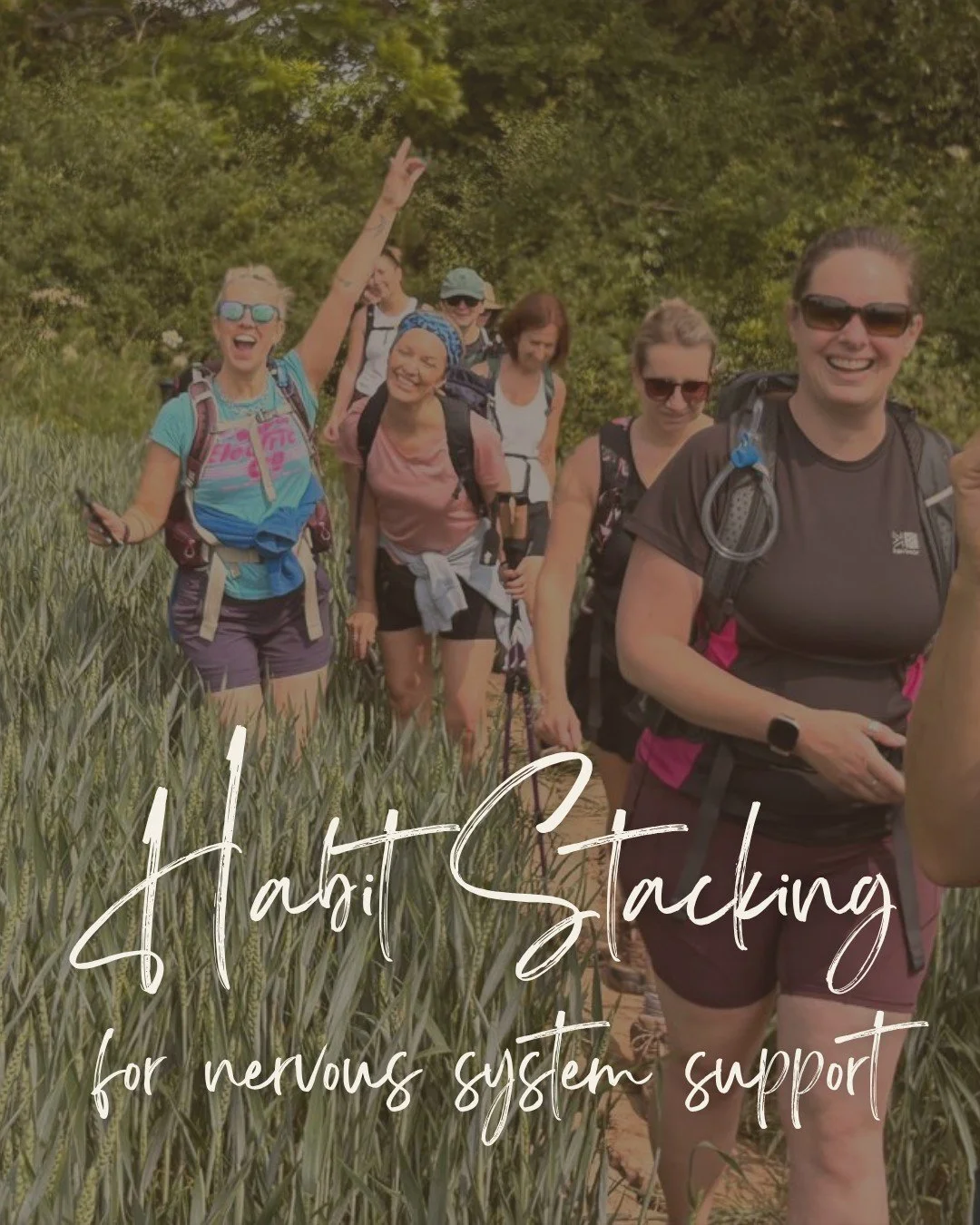 You don&rsquo;t need more time, you just need better habits. 🌿

When we think about regulating our nervous system, we often imagine long meditations, hours of yoga or disappearing into the woods for a week.
But calm doesn&rsquo;t come from adding mo