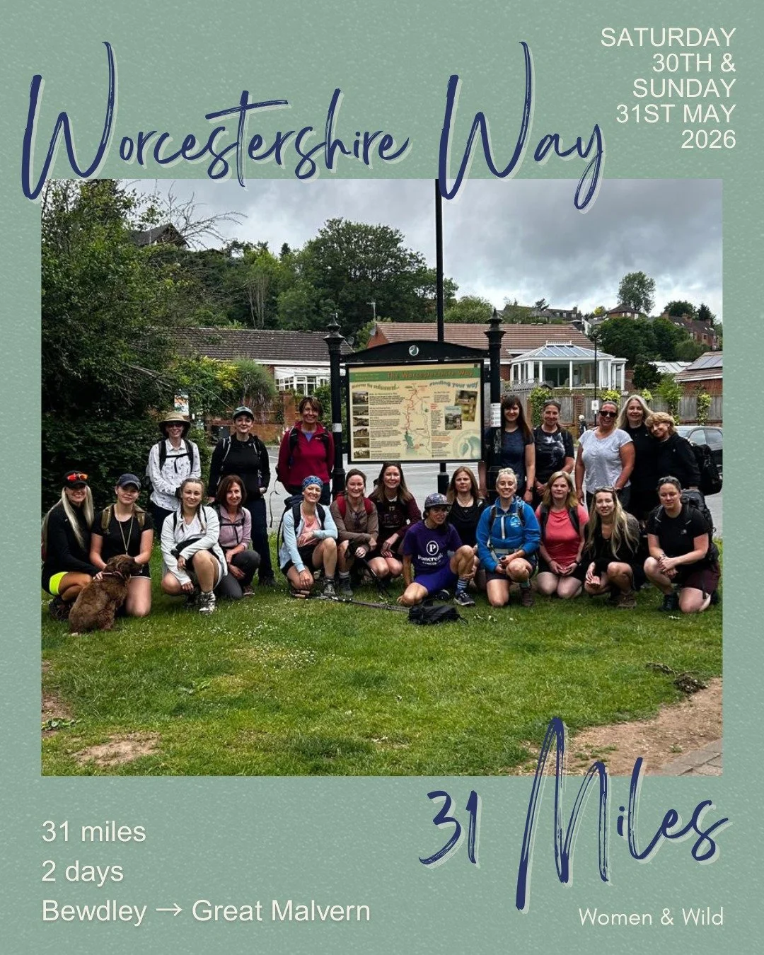 Today is International Women&rsquo;s Day. 🩵

For me, this day is about women backing themselves and each other.

The Worcestershire Way Walk is exactly that. Women showing up, taking on 31 miles over two days and doing it side by side.

Strength doe