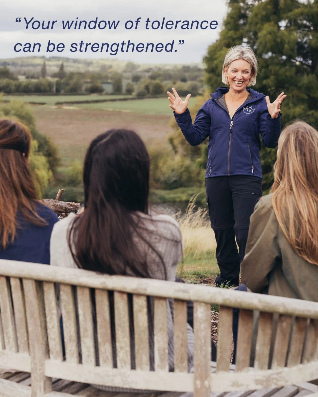 When stress is prolonged, your window of tolerance begins to narrow.

Concentration drops and reactivity increases as we move into hyper or hypo arousal. That might look like snapping at someone you care about, feeling tearful over something small, s